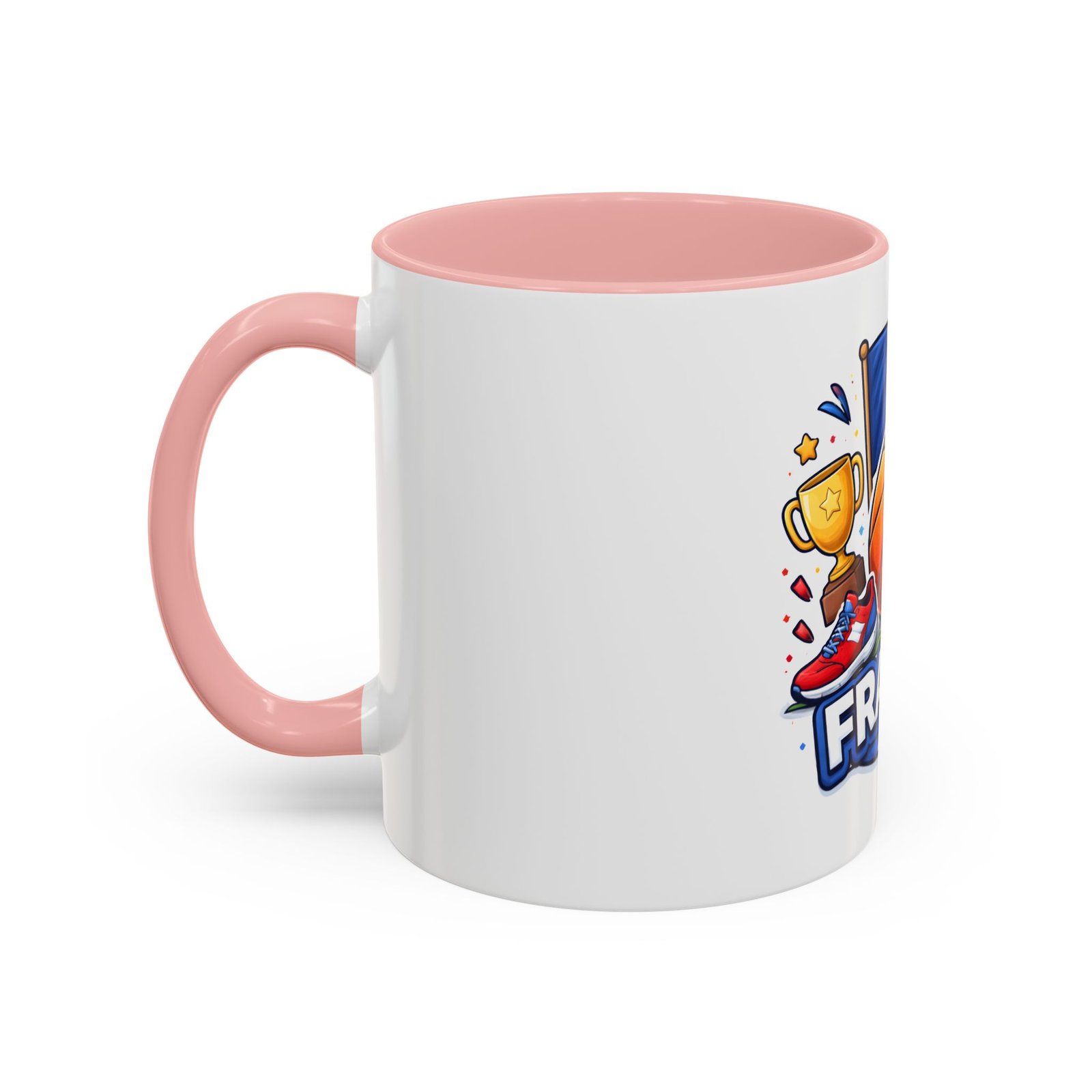 France Basketball Coffee Mug — French Flag, Basketball, Trophy Design (11/15 oz) - Image 11