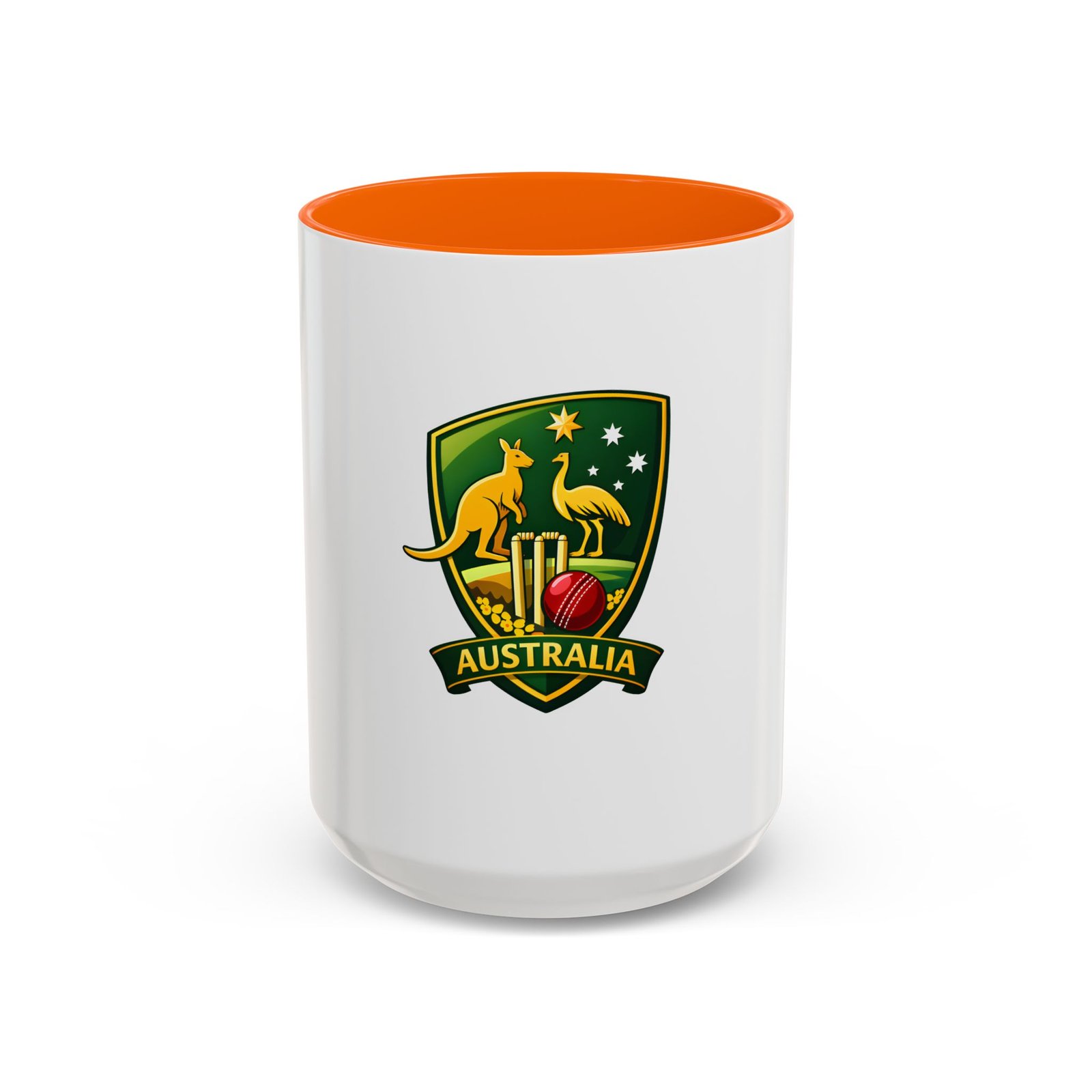 Australia Cricket Crest Accent Coffee Mug – 11/15oz - Image 49