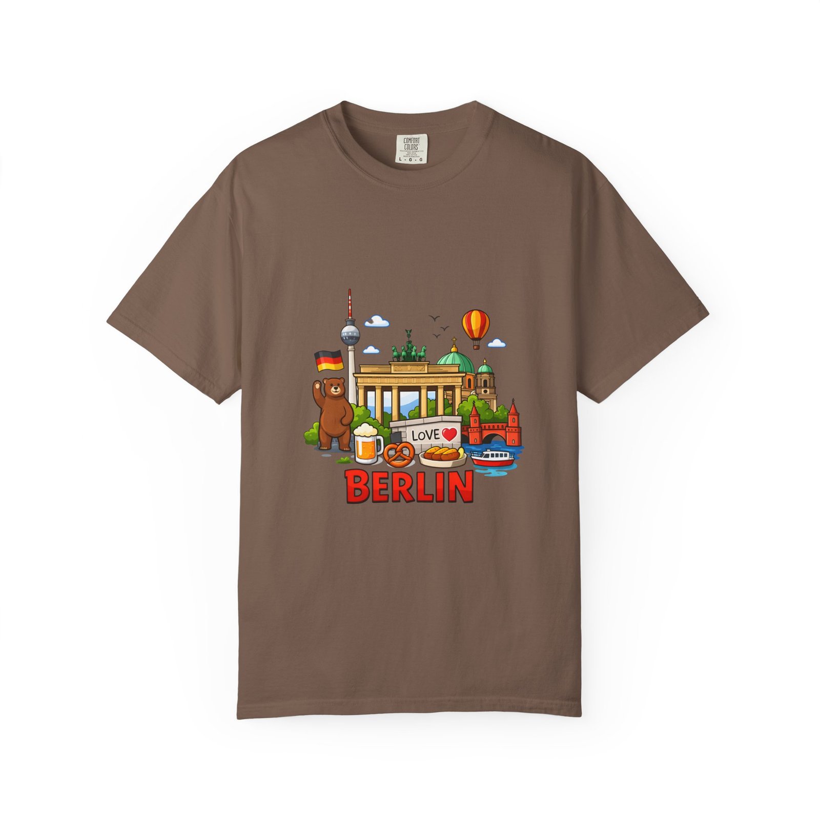 Berlin Landmark T-Shirt — Cute Cartoon Cityscape Tee - Image 25