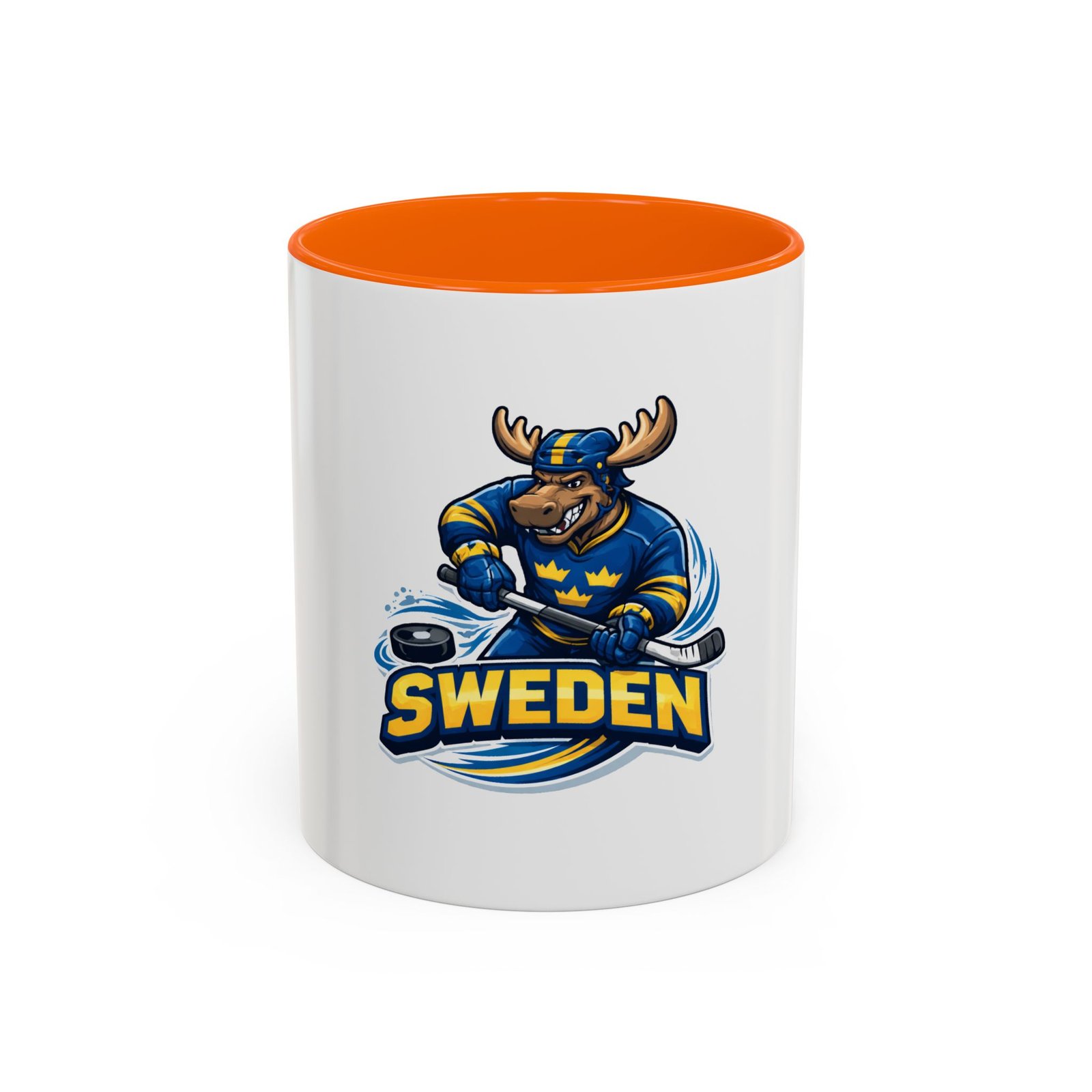 Sweden Hockey Moose Coffee Mug – Accent 11/15oz - Image 41