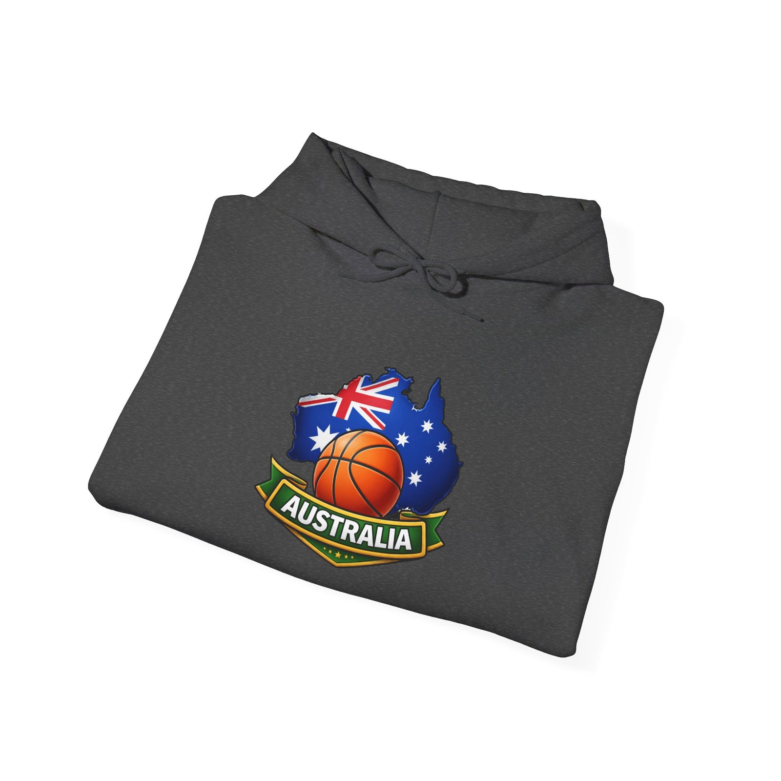 Australia Basketball Hoodie — Australian Flag Map Basketball Crest - Image 32