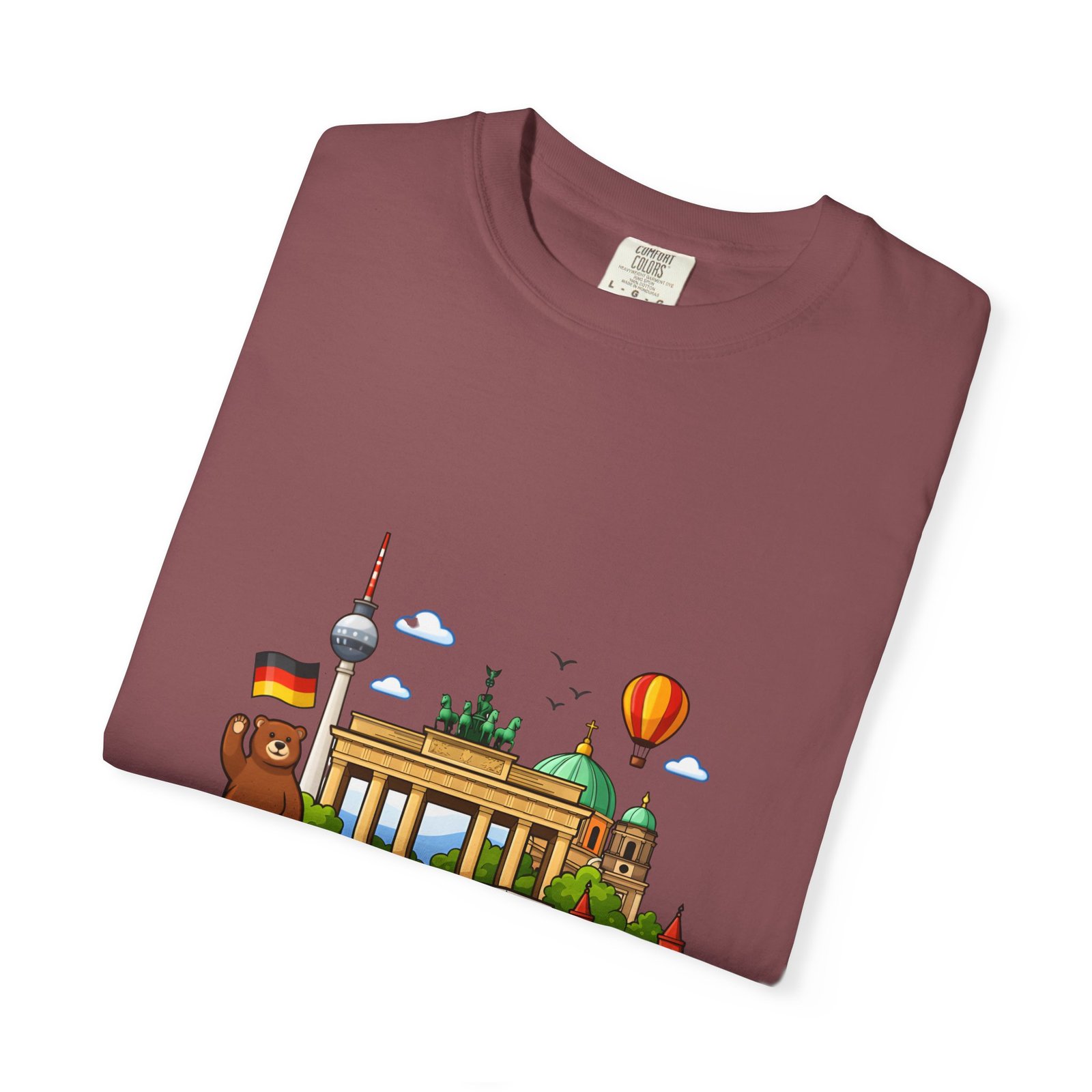 Berlin Landmark T-Shirt — Cute Cartoon Cityscape Tee - Image 15