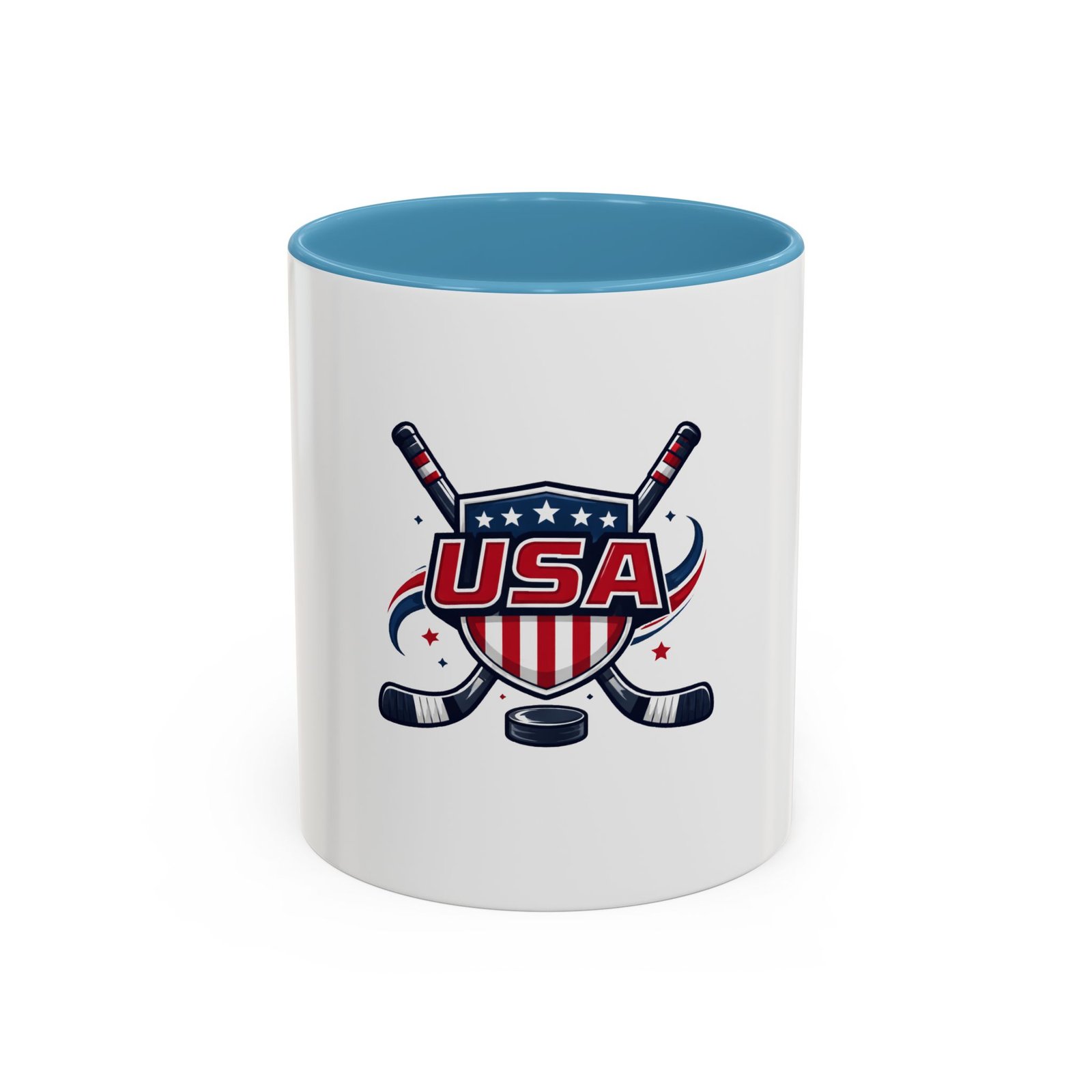 USA Hockey Crest Coffee Mug — Patriotic Ice Hockey Gift - Image 17