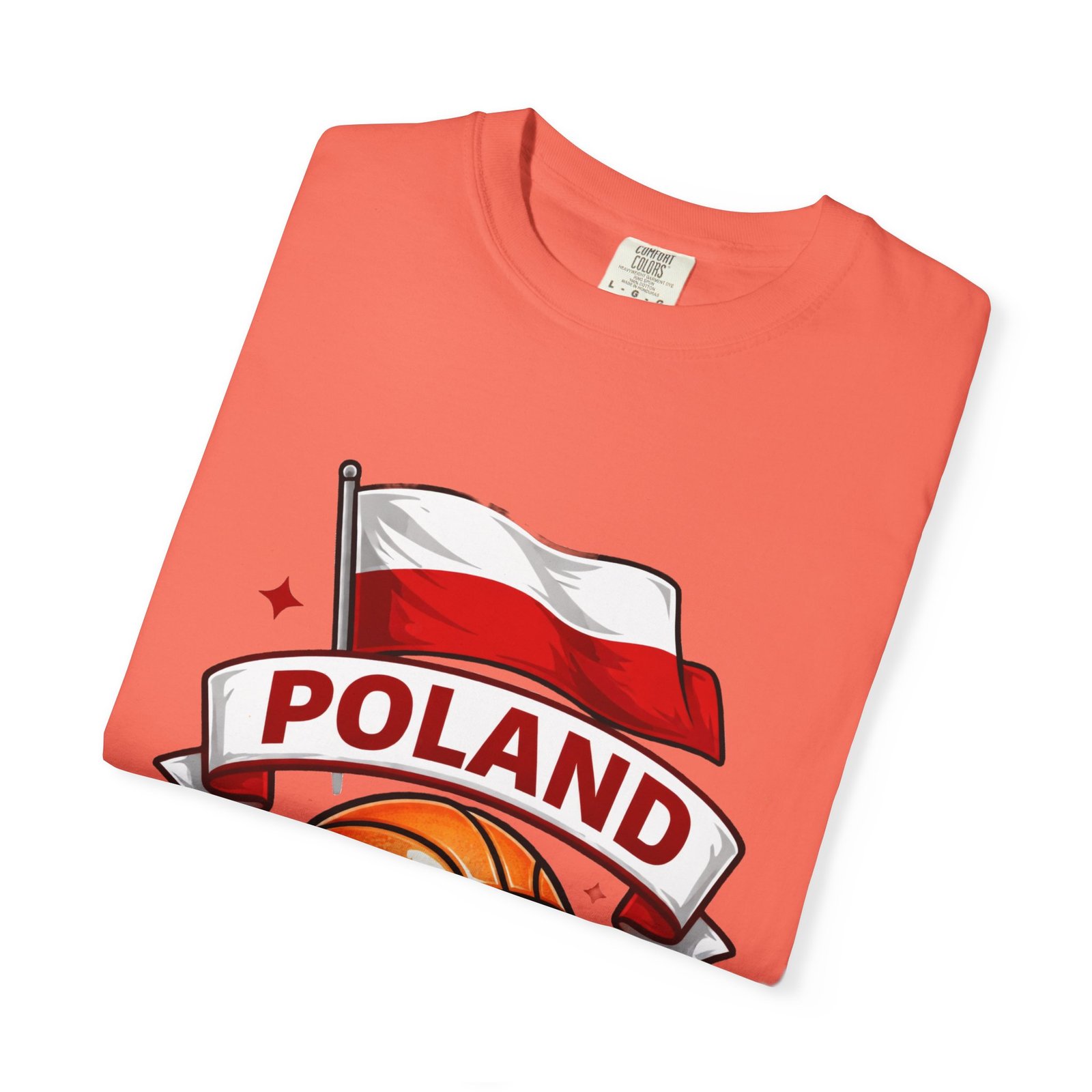 Poland Basketball T-Shirt — Polish Flag & Basketball Graphic - Image 11