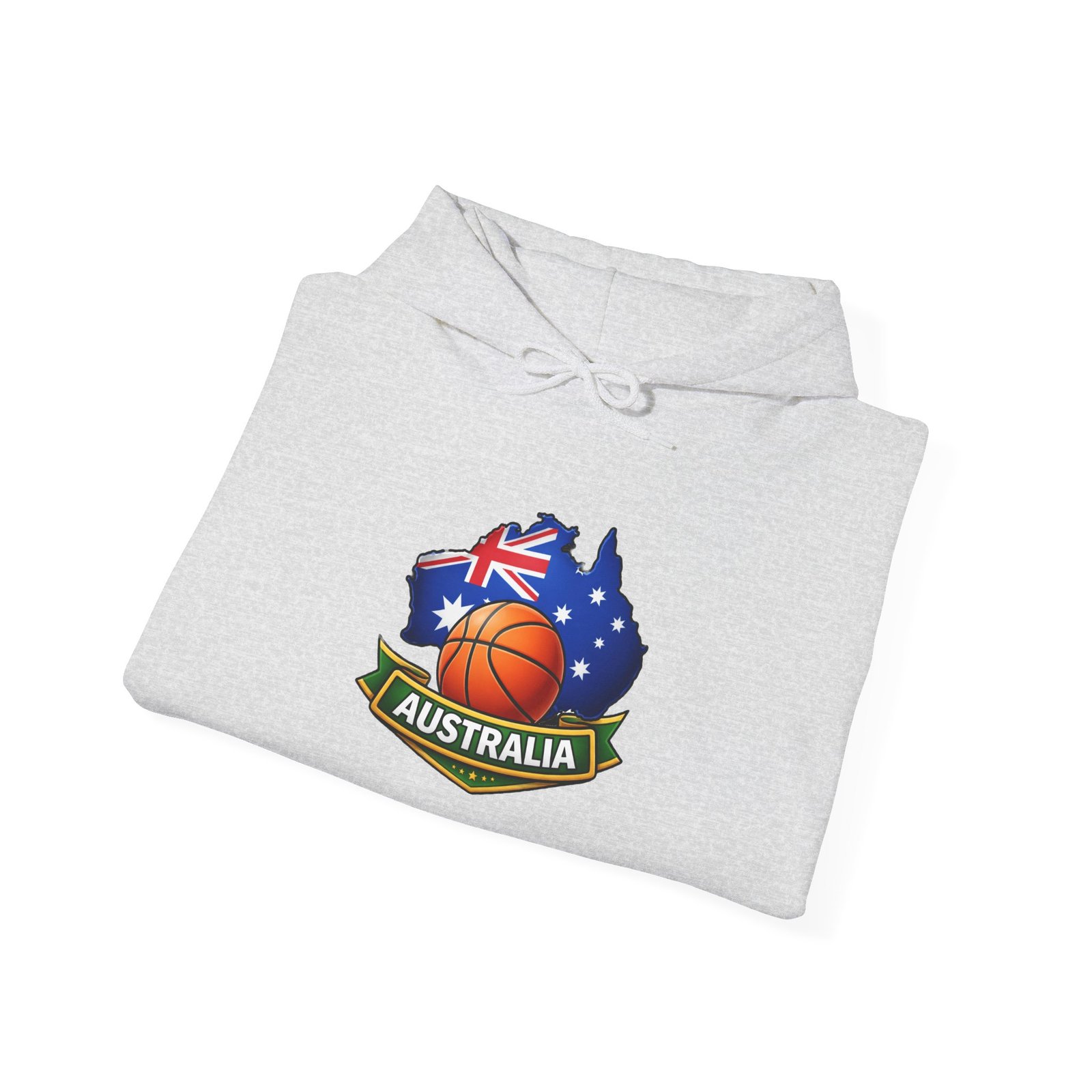 Australia Basketball Hoodie — Australian Flag Map Basketball Crest - Image 12