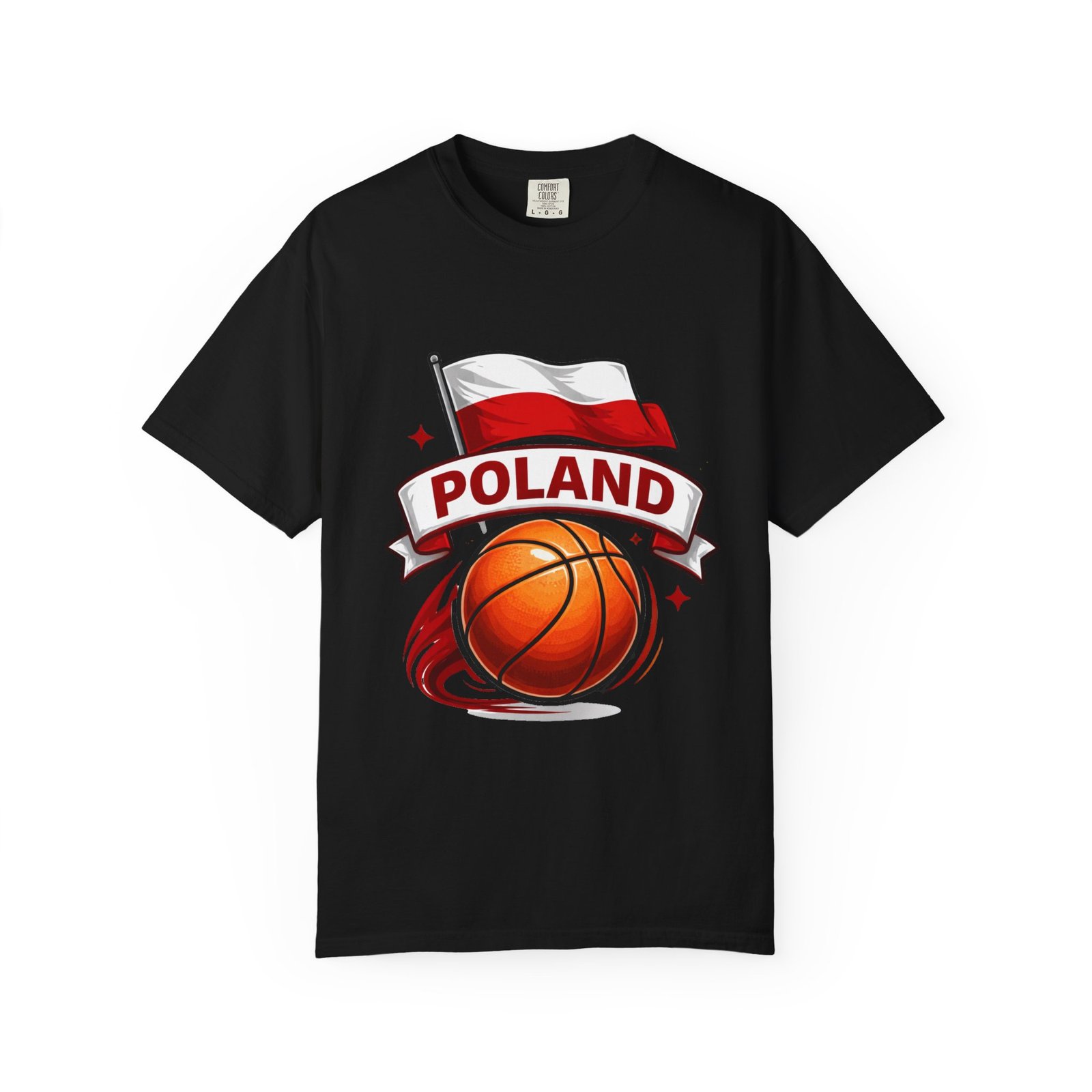 Poland Basketball T-Shirt — Polish Flag & Basketball Graphic - Image 49