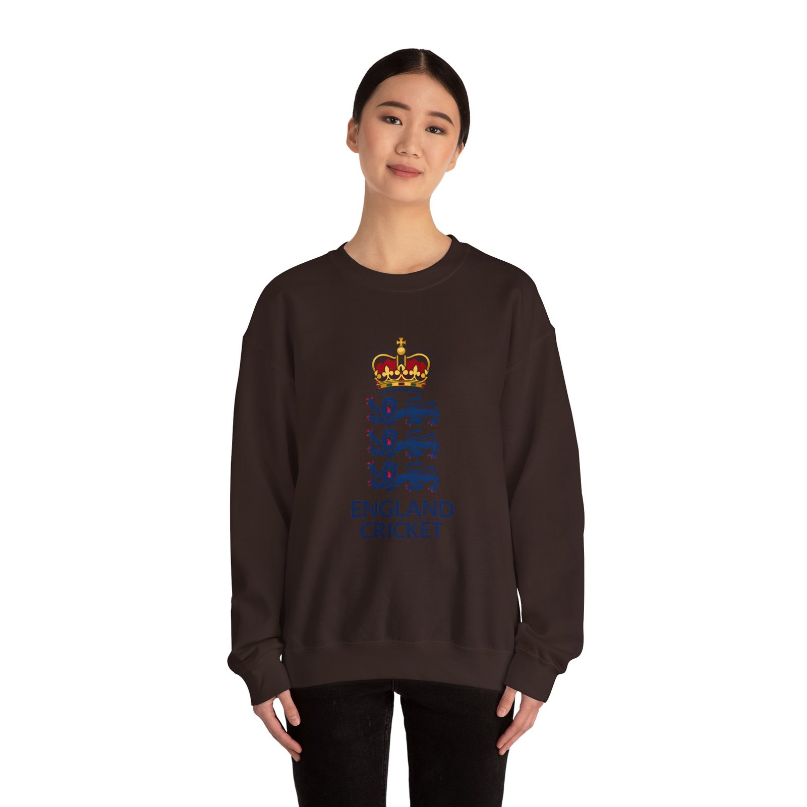 England Cricket Crewneck Sweatshirt – Three Lions Logo Pullover - Image 28
