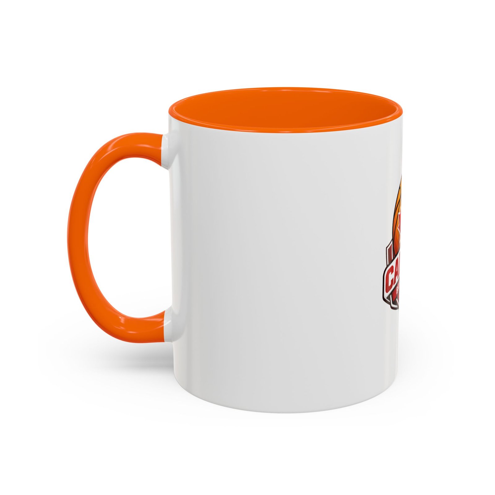Canada Basketball Accent Coffee Mug — Maple Leaf Basketball Logo (11/15oz) - Image 43