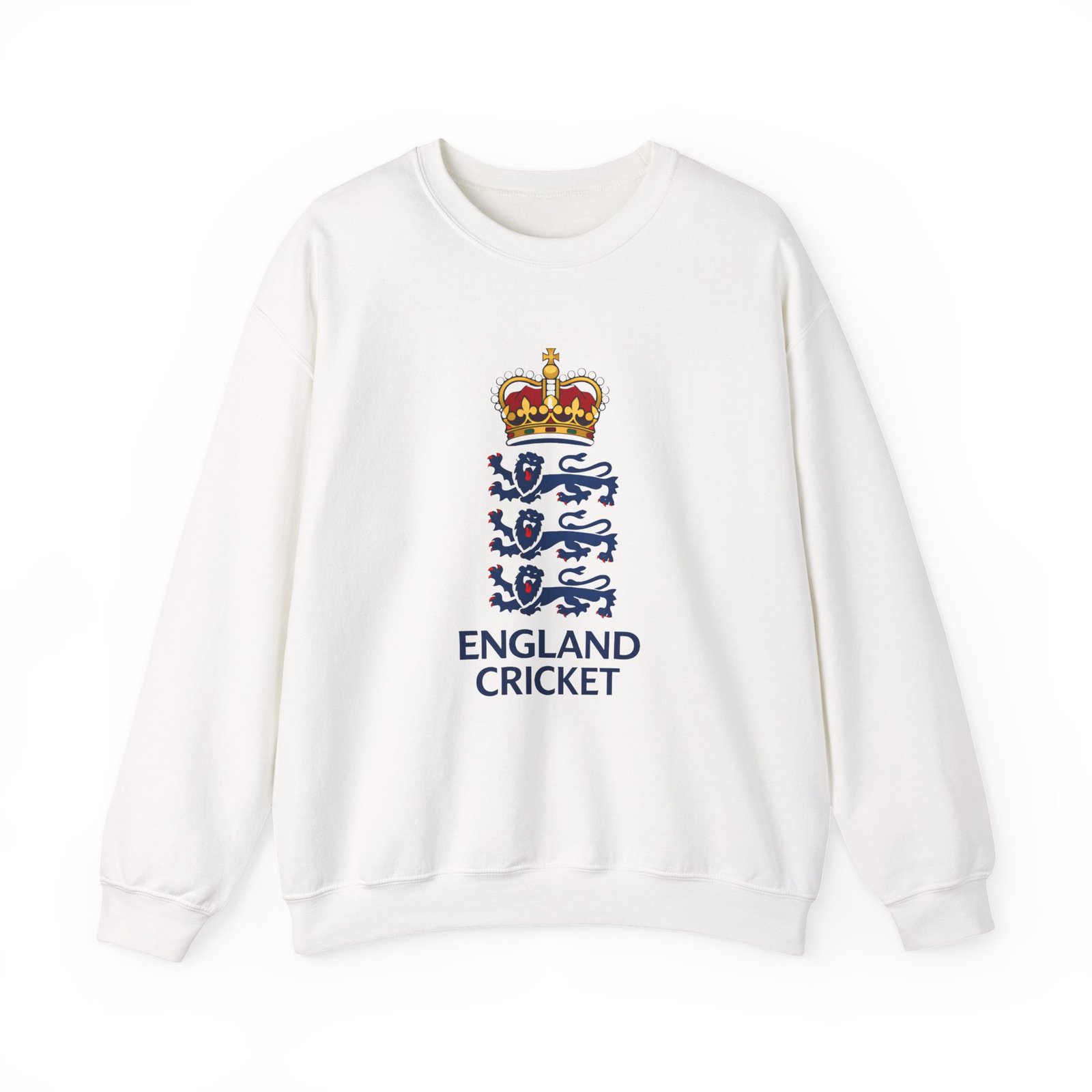 England Cricket Crewneck Sweatshirt – Three Lions Logo Pullover