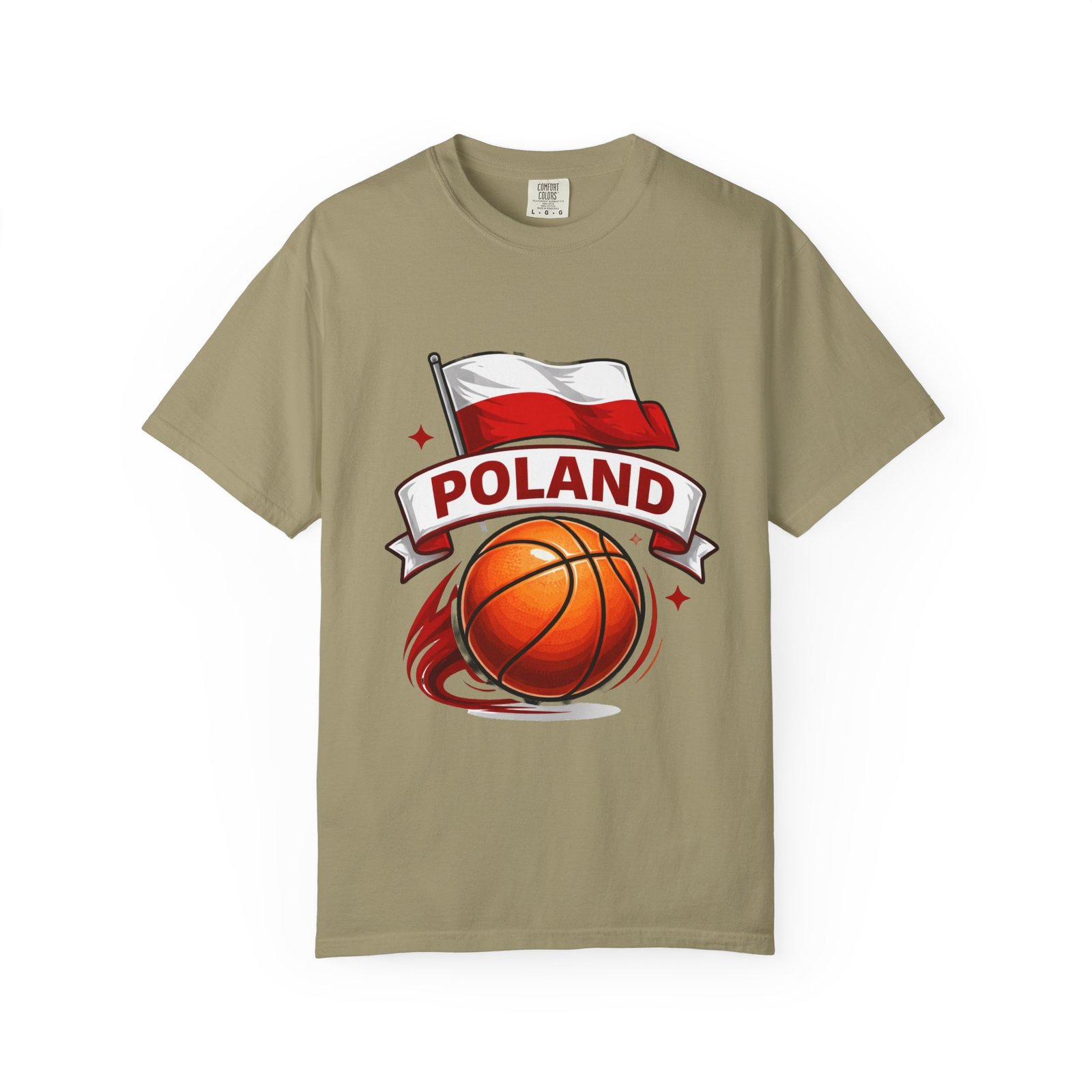 Poland Basketball T-Shirt — Polish Flag & Basketball Graphic - Image 21