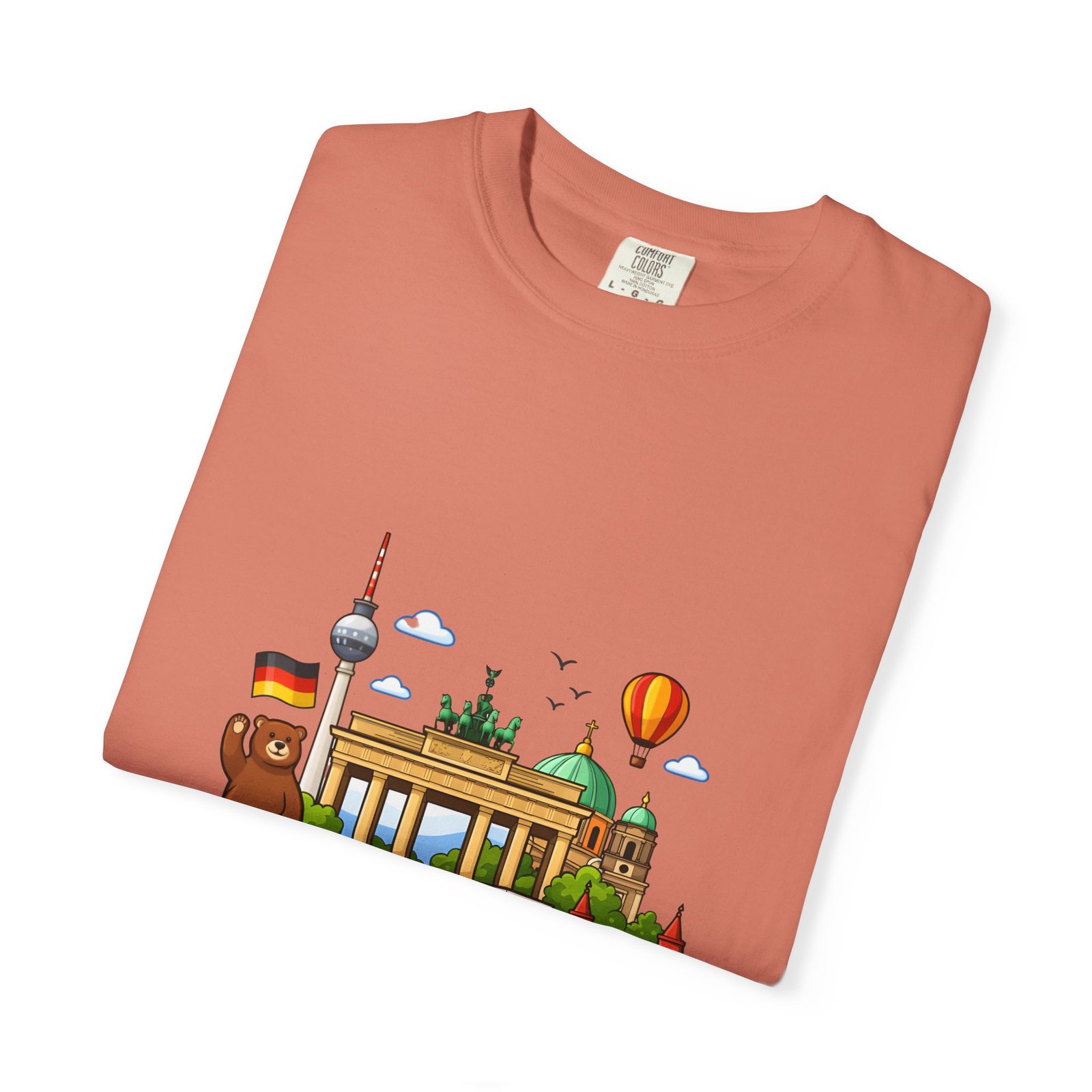 Berlin Landmark T-Shirt — Cute Cartoon Cityscape Tee - Image 7