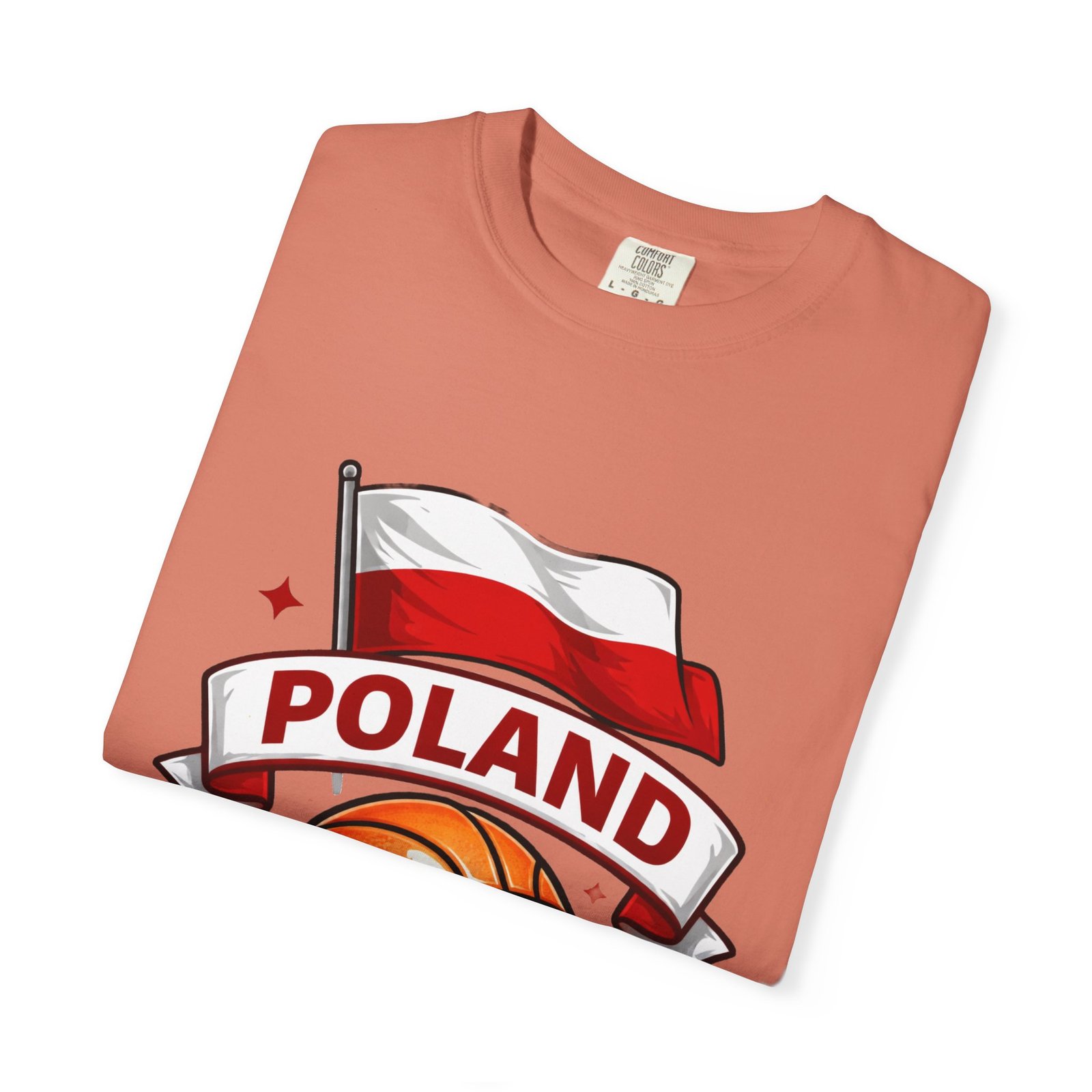 Poland Basketball T-Shirt — Polish Flag & Basketball Graphic - Image 7