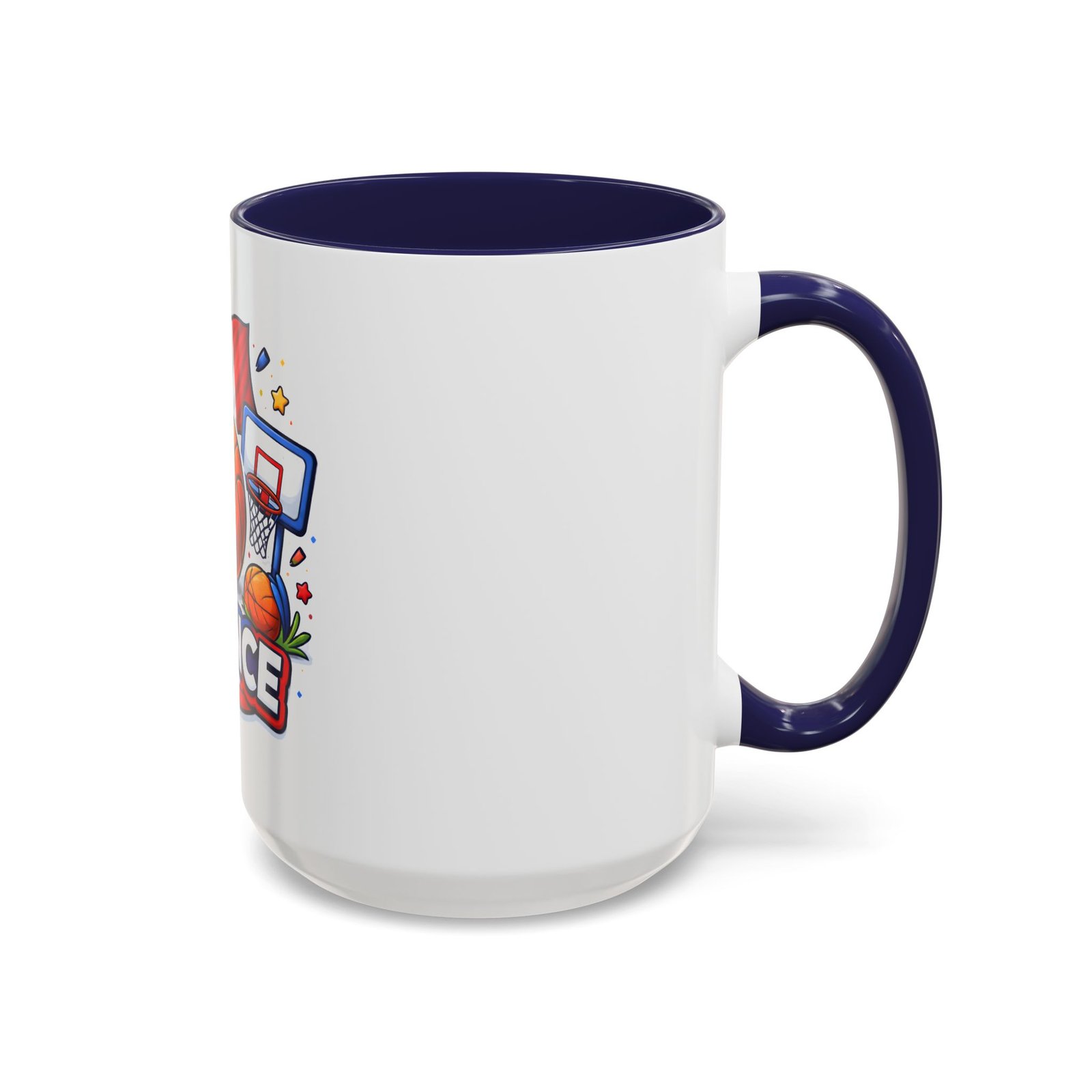 France Basketball Coffee Mug — French Flag, Basketball, Trophy Design (11/15 oz) - Image 22