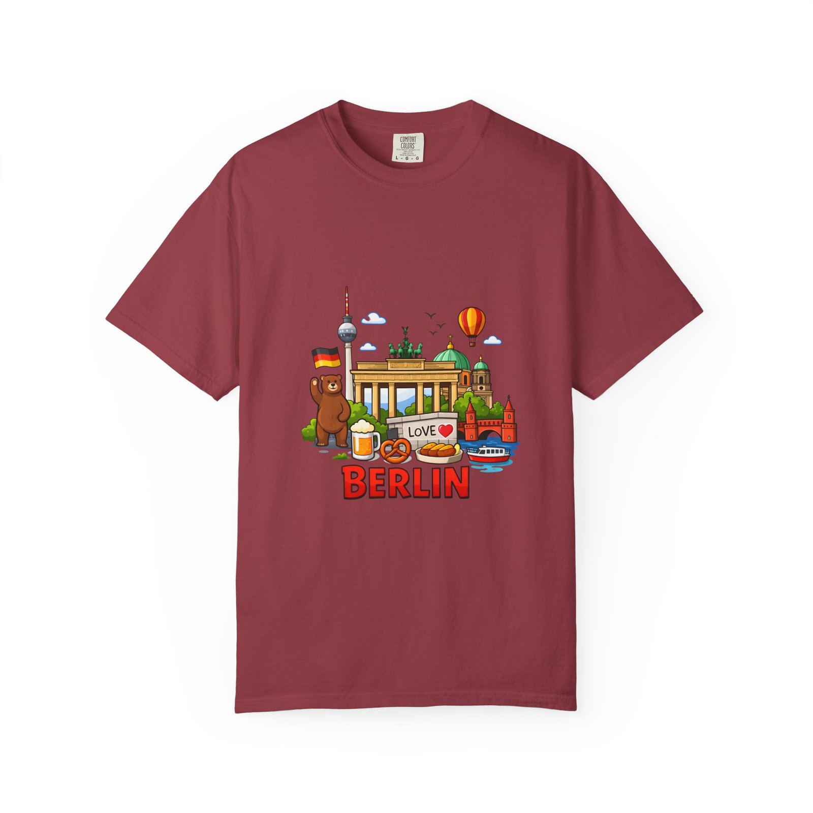Berlin Landmark T-Shirt — Cute Cartoon Cityscape Tee - Image 53