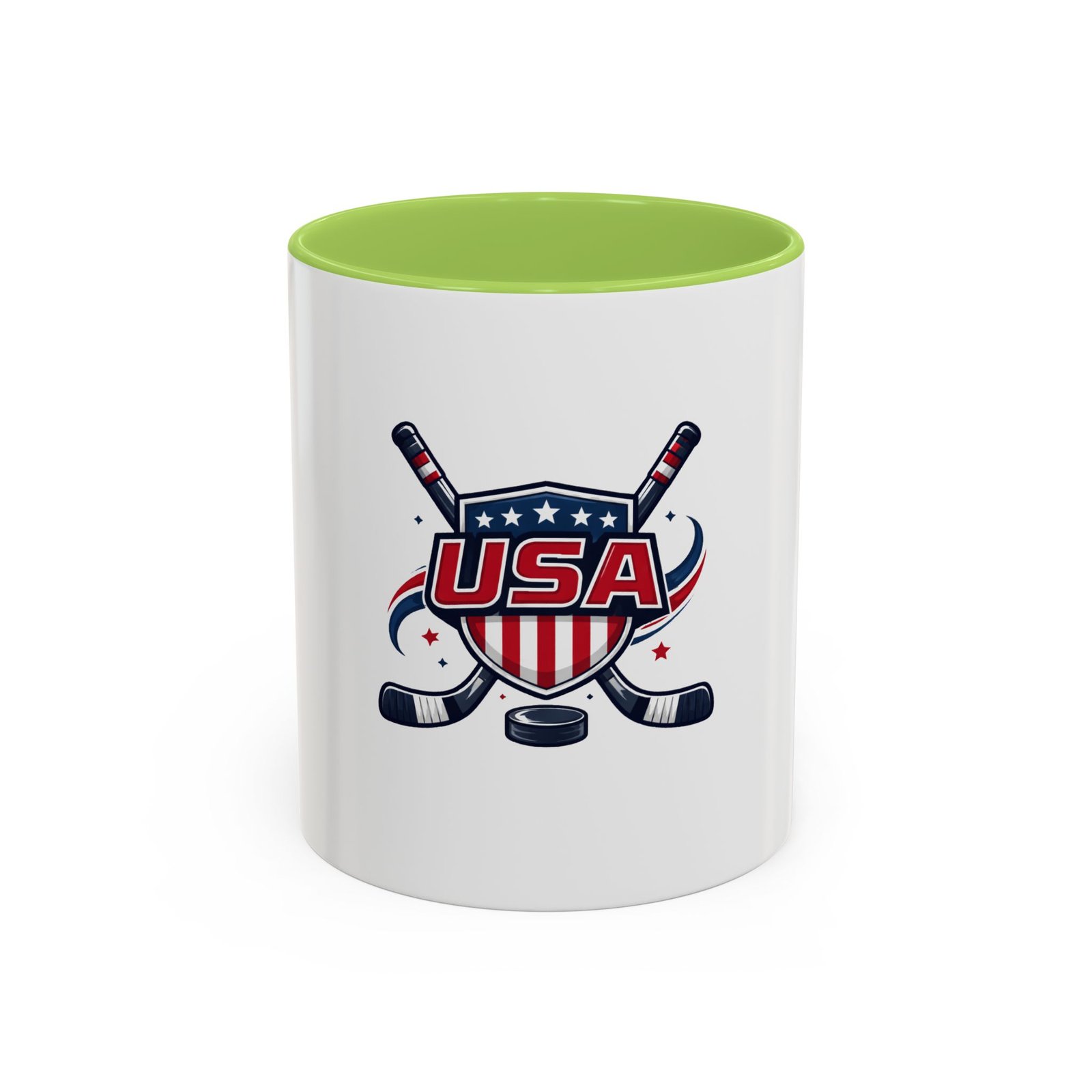 USA Hockey Crest Coffee Mug — Patriotic Ice Hockey Gift - Image 29