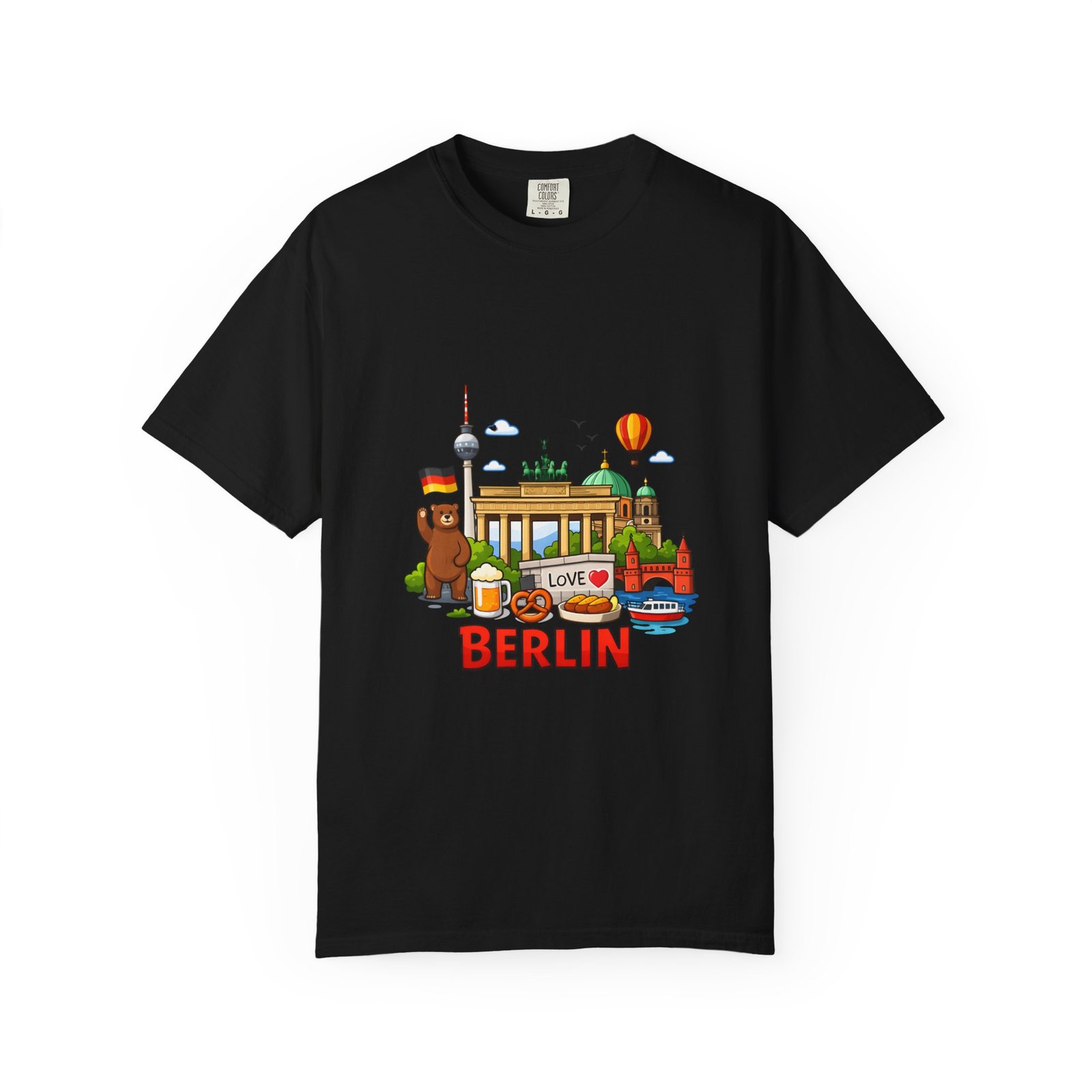 Berlin Landmark T-Shirt — Cute Cartoon Cityscape Tee - Image 49