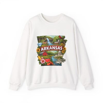 Arkansas State Vintage Scenic Crewneck Sweatshirt