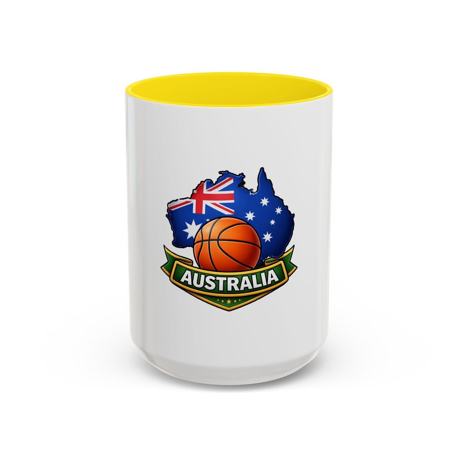 Australia Basketball Coffee Mug — Australian Flag & Basketball Accent Mug (11/15 oz) - Image 53