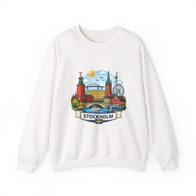 Stockholm Cityscape Crewneck Sweatshirt