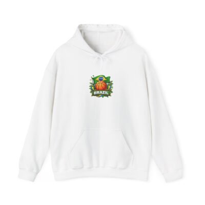 Brazil Basketball Hoodie — Tropical Flag Basketball Logo Sweatshirt