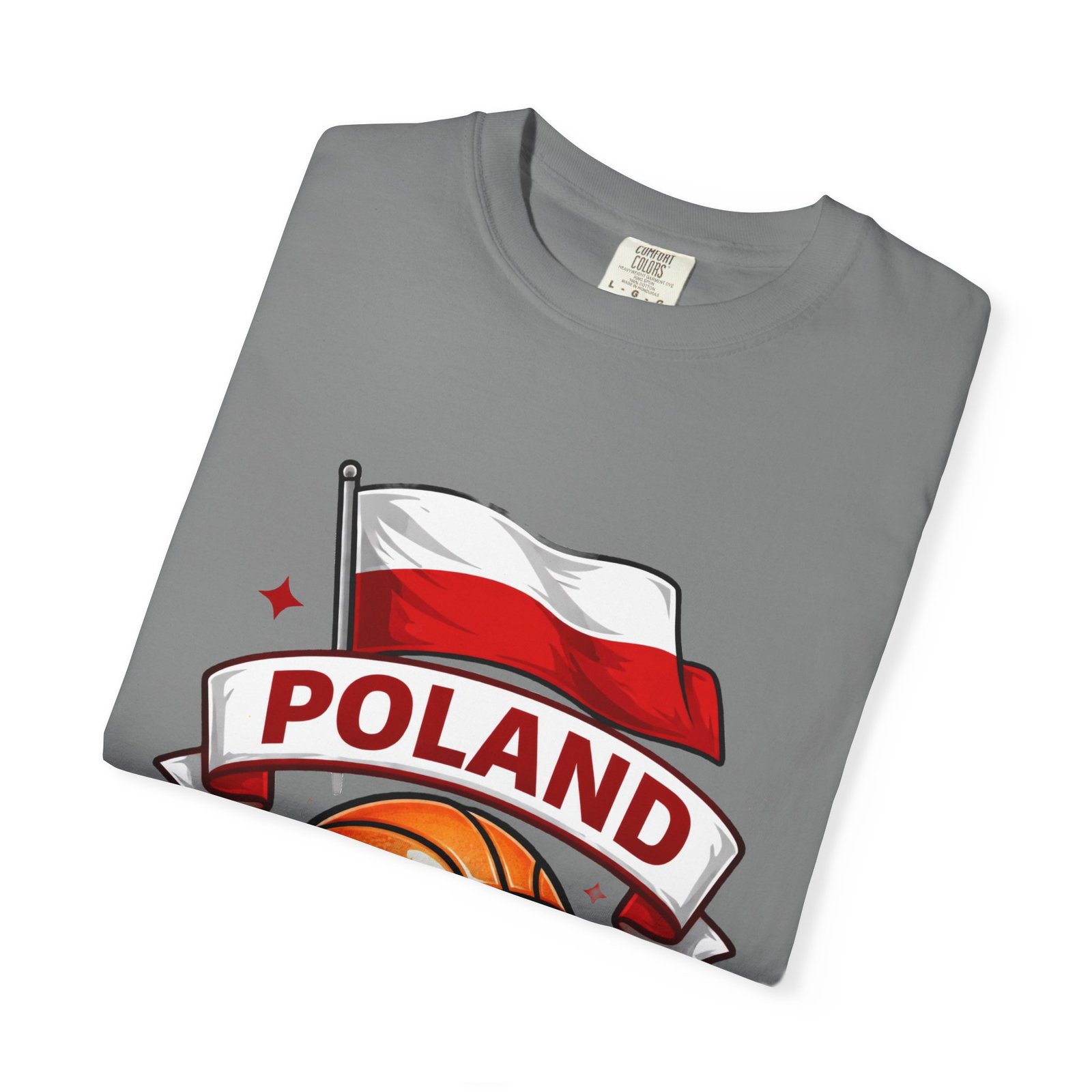 Poland Basketball T-Shirt — Polish Flag & Basketball Graphic - Image 35