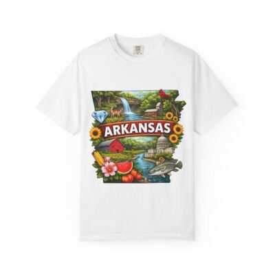 Arkansas State Scenic T-Shirt — Arkansas River, Waterfall & Wildlife Tee