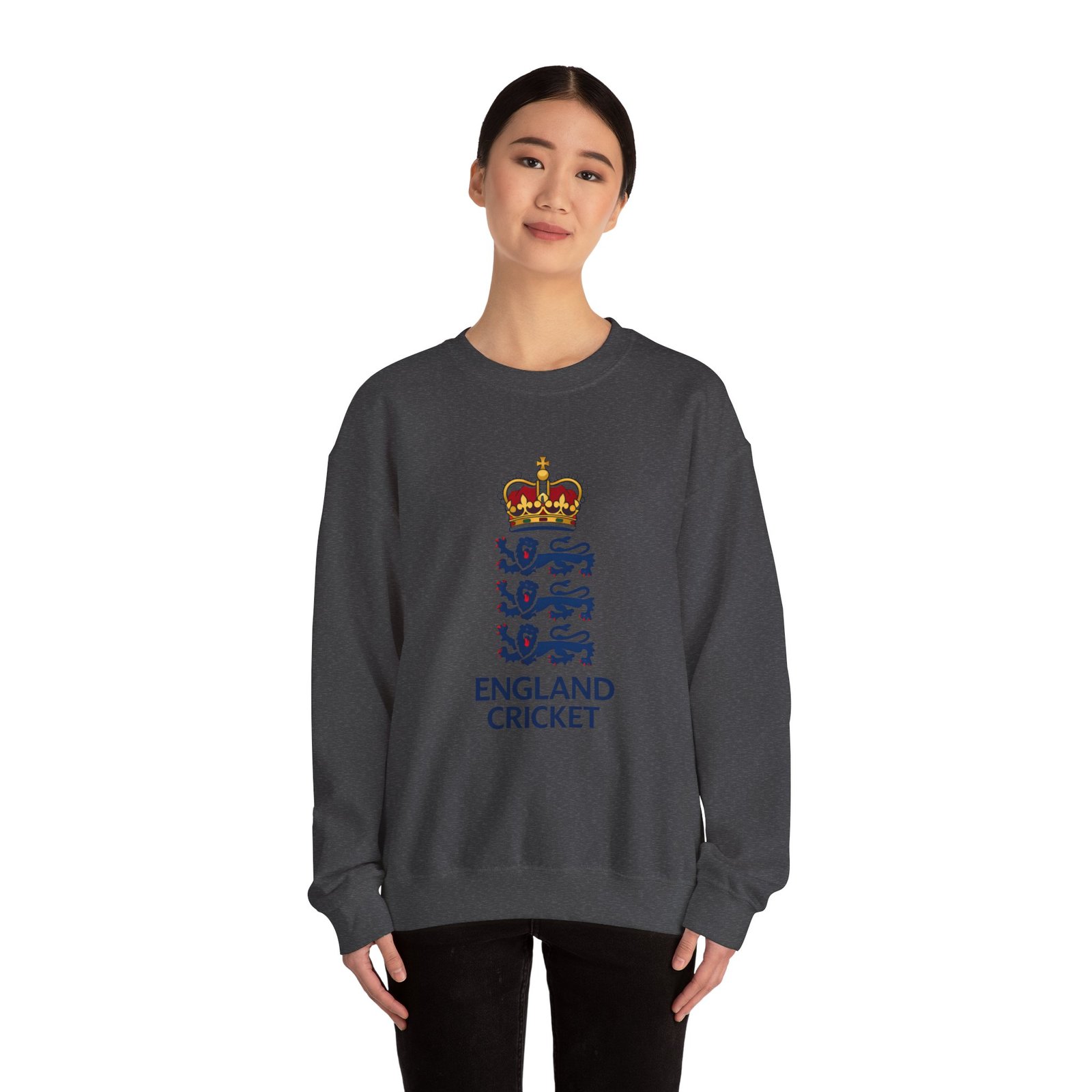 England Cricket Crewneck Sweatshirt – Three Lions Logo Pullover - Image 36