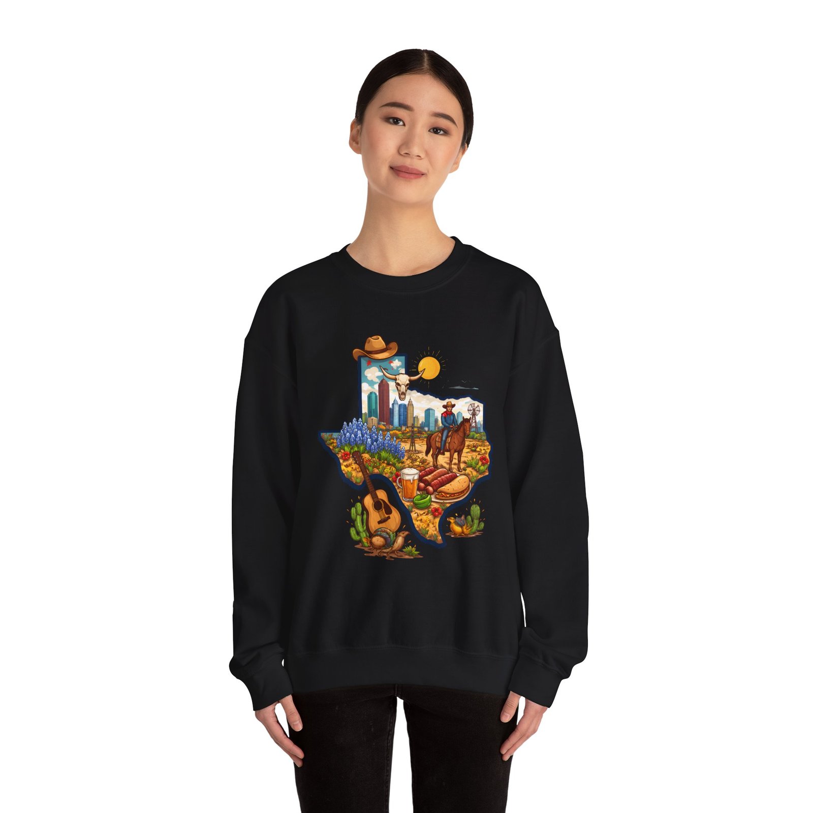 Texas Landscape Crewneck Sweatshirt — Lone Star State Scenic Design - Image 20