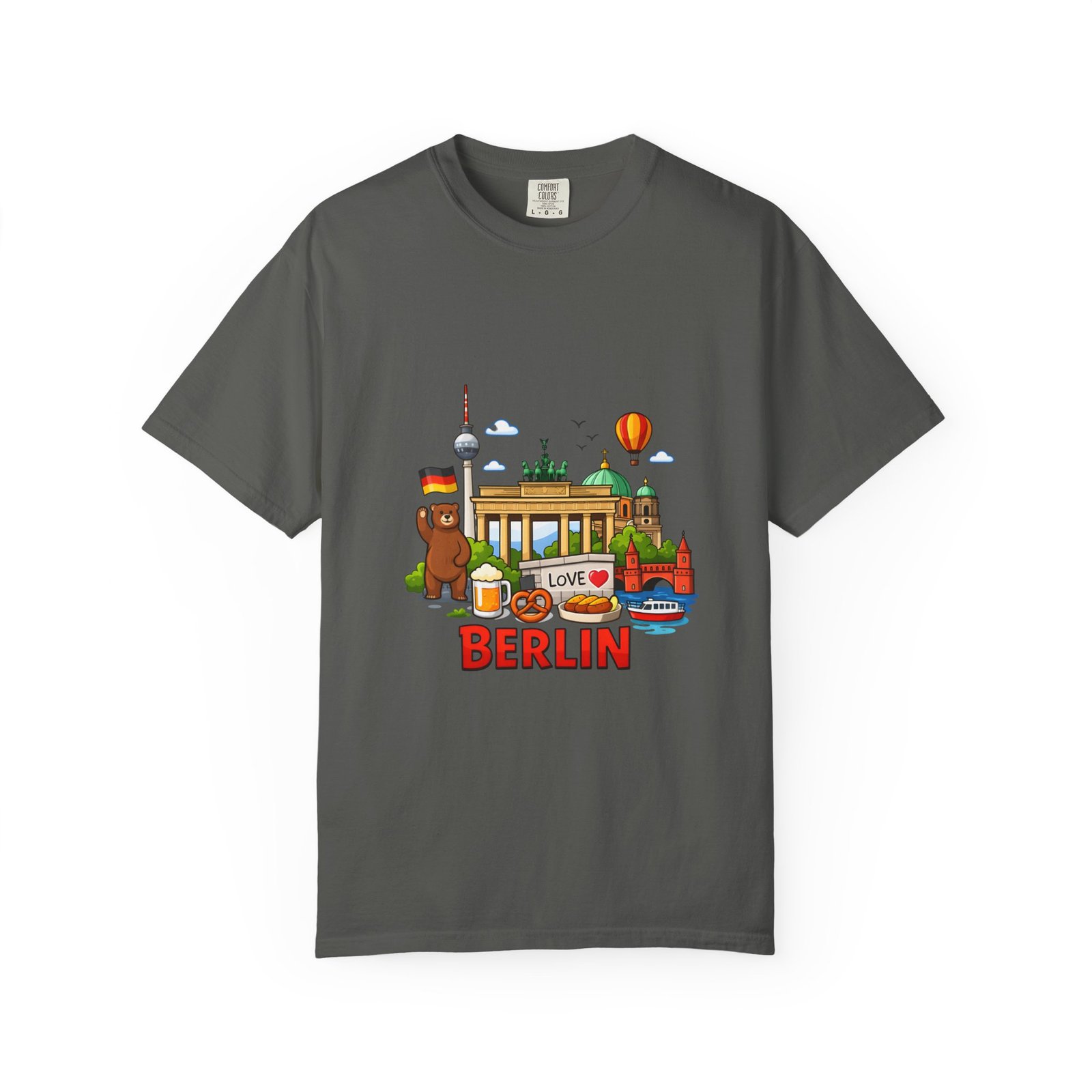 Berlin Landmark T-Shirt — Cute Cartoon Cityscape Tee - Image 29
