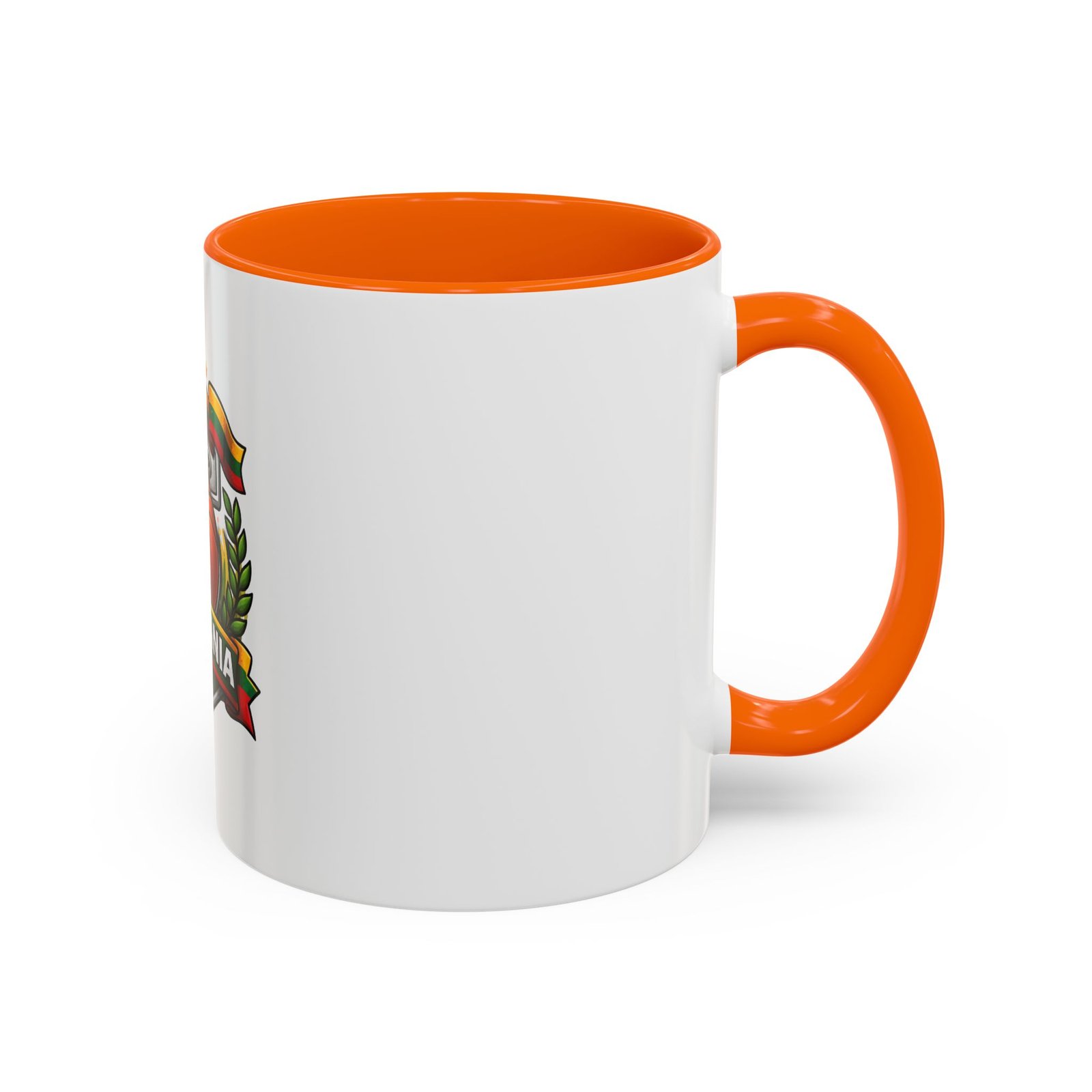 Lithuania Basketball Crest Accent Coffee Mug (11/15oz) - Image 42