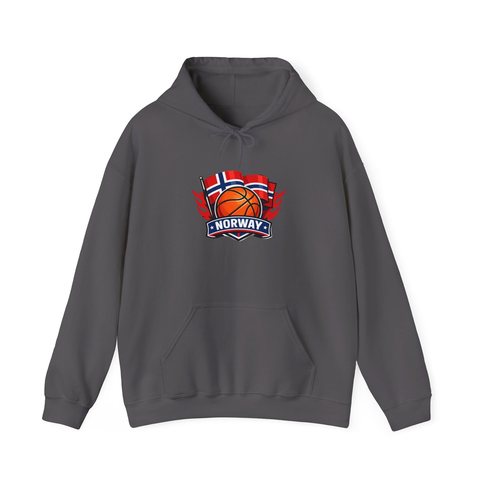 Norway Basketball Flag Hoodie – Scandinavian Basketball Fan Pullover - Image 34