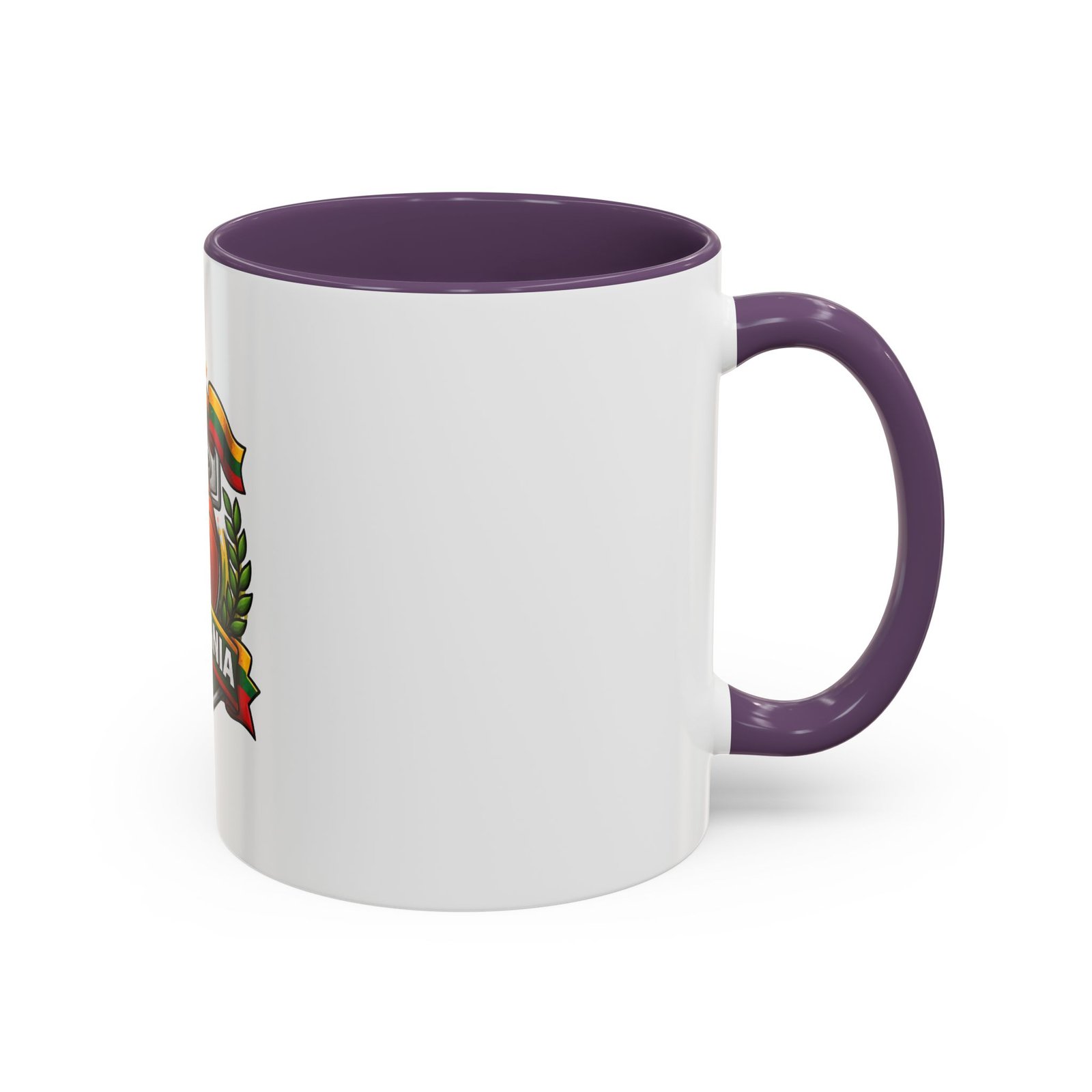 Lithuania Basketball Crest Accent Coffee Mug (11/15oz) - Image 62