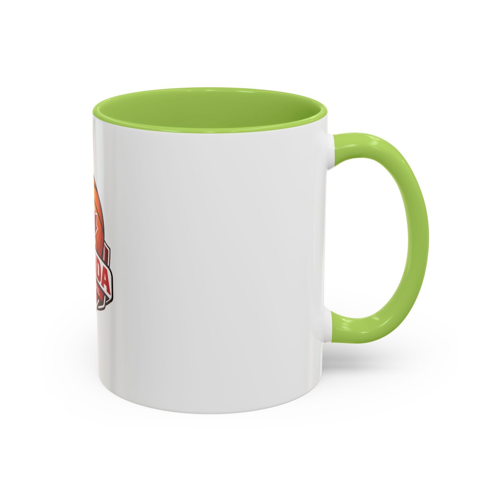 Canada Basketball Accent Coffee Mug — Maple Leaf Basketball Logo (11/15oz) - Image 58