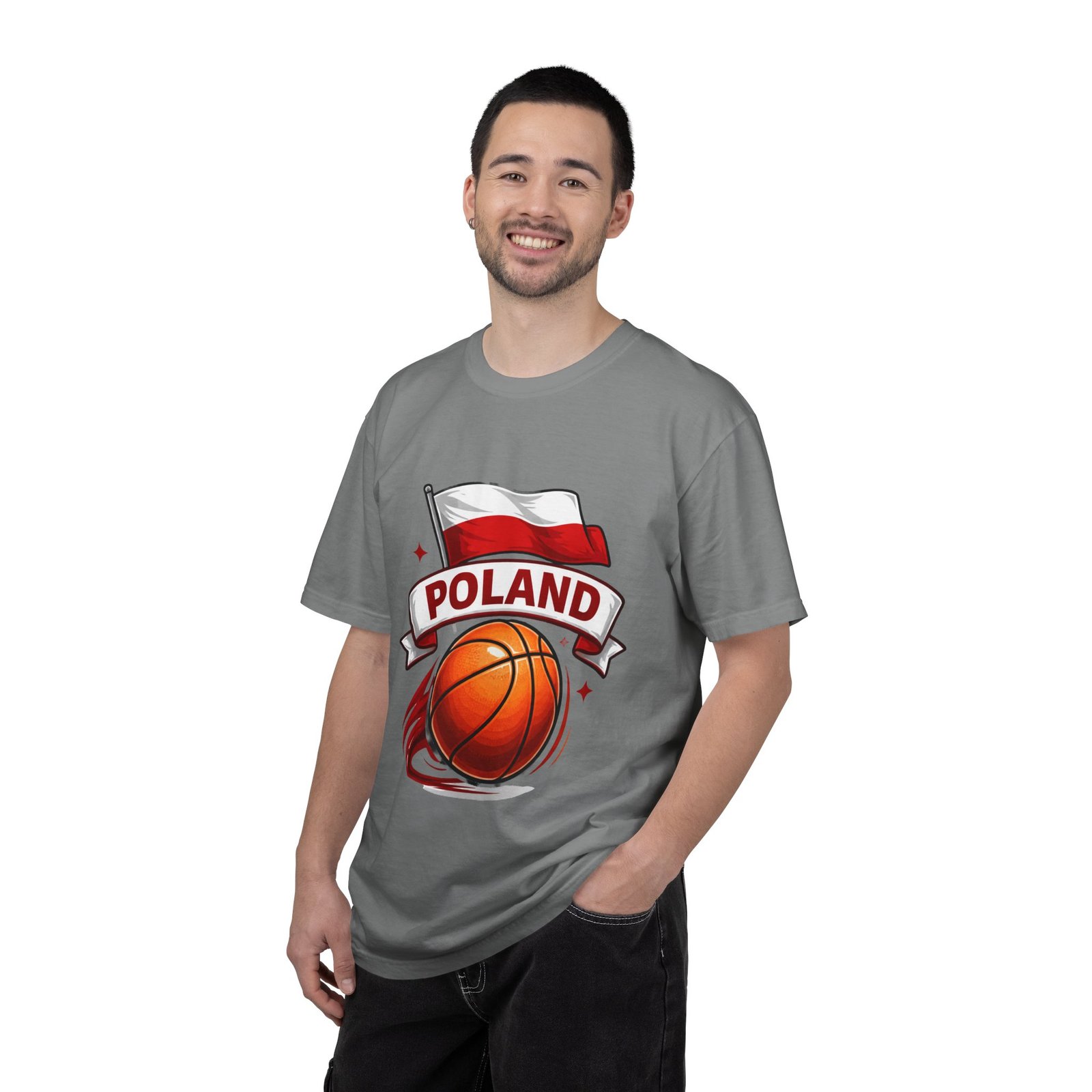 Poland Basketball T-Shirt — Polish Flag & Basketball Graphic - Image 36