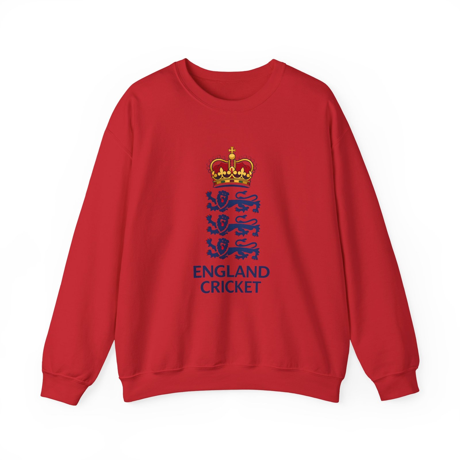 England Cricket Crewneck Sweatshirt – Three Lions Logo Pullover - Image 45