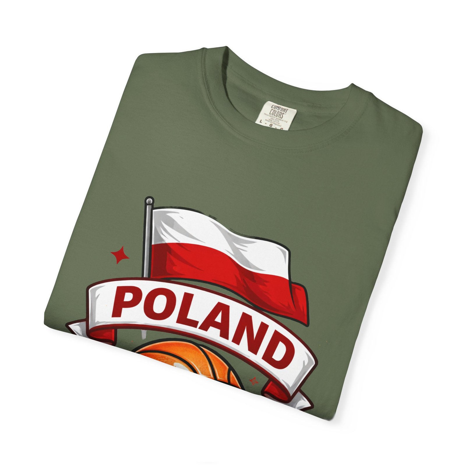 Poland Basketball T-Shirt — Polish Flag & Basketball Graphic - Image 39
