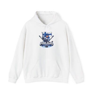 Finland Hockey Hoodie – Finnish Flag Ice Hockey Player Pullover