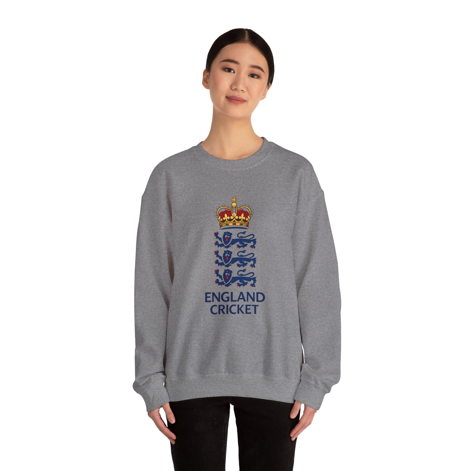England Cricket Crewneck Sweatshirt – Three Lions Logo Pullover - Image 32