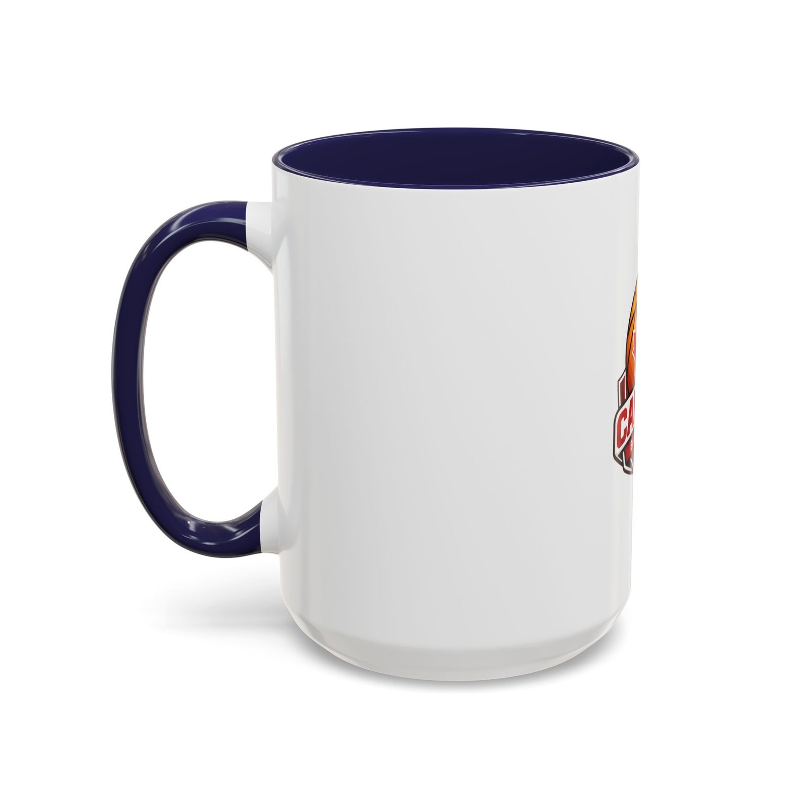 Canada Basketball Accent Coffee Mug — Maple Leaf Basketball Logo (11/15oz) - Image 23