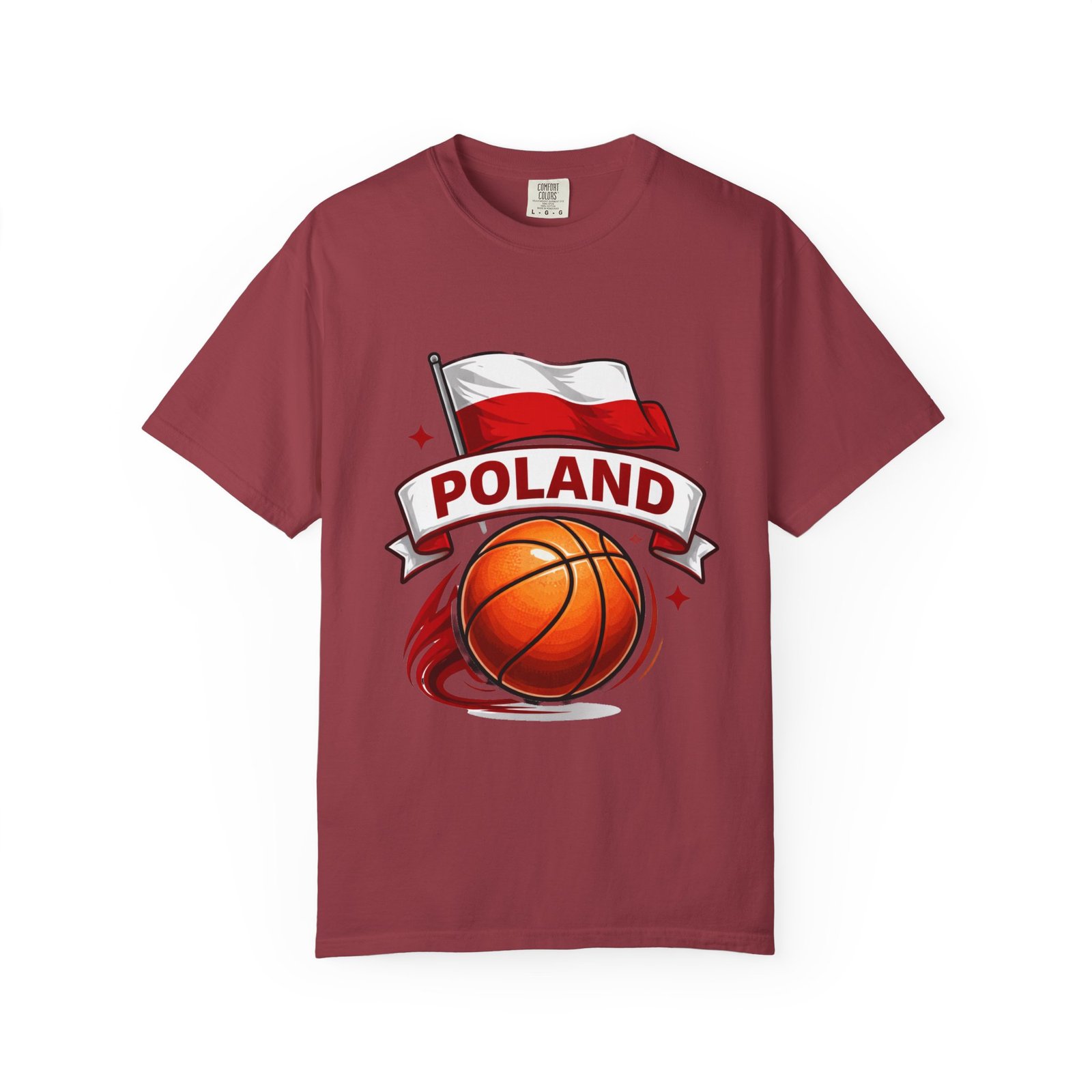 Poland Basketball T-Shirt — Polish Flag & Basketball Graphic - Image 53
