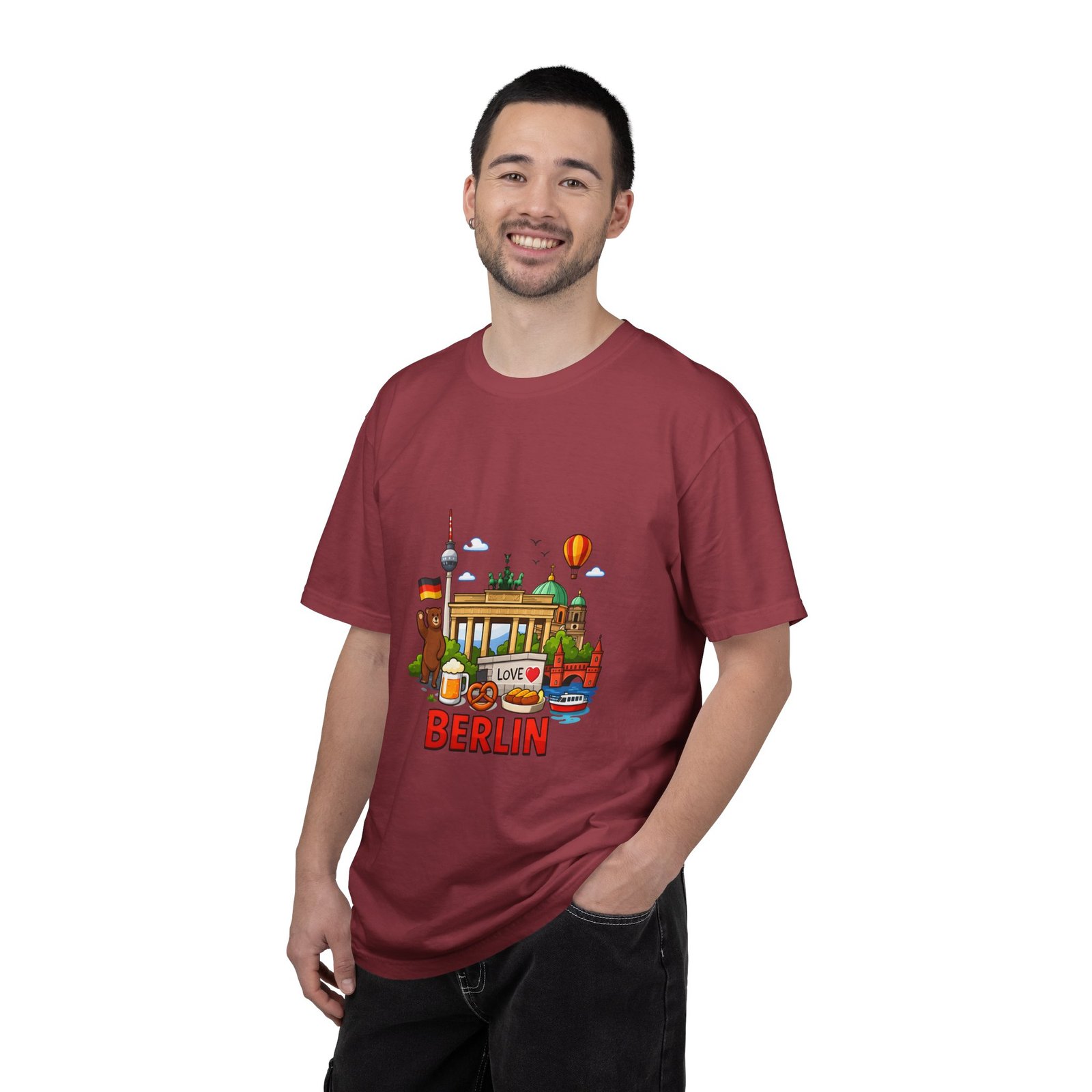 Berlin Landmark T-Shirt — Cute Cartoon Cityscape Tee - Image 56