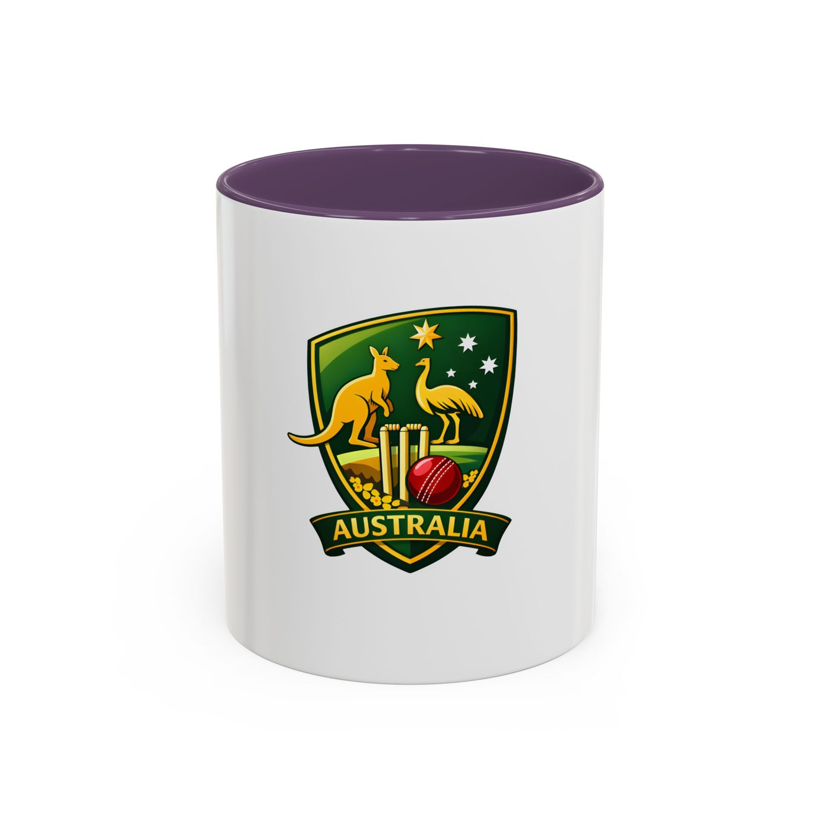 Australia Cricket Crest Accent Coffee Mug – 11/15oz - Image 61