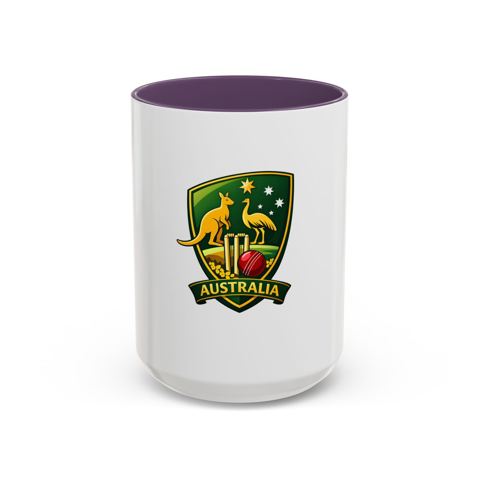 Australia Cricket Crest Accent Coffee Mug – 11/15oz - Image 65