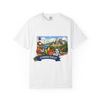 Connecticut Scenic T-Shirt — State Landmark Vintage Graphic Tee