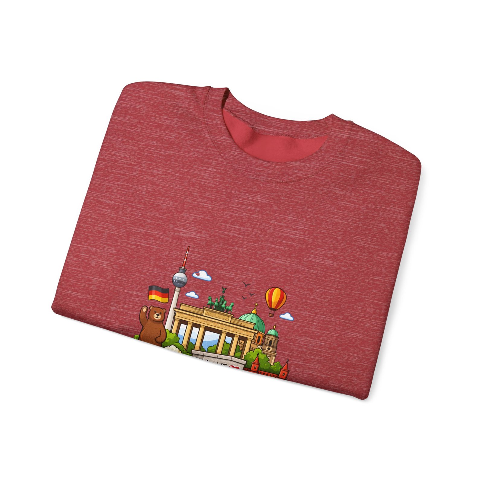 Berlin City Skyline Sweatshirt — Cute Landmark Map Tee with Brandenburger Gate & TV Tower - Image 43