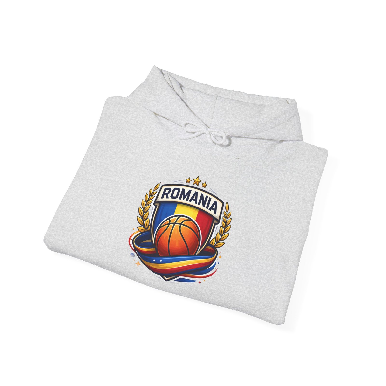 Romania Basketball Hoodie – Retro Crest Basketball Team Pullover - Image 12
