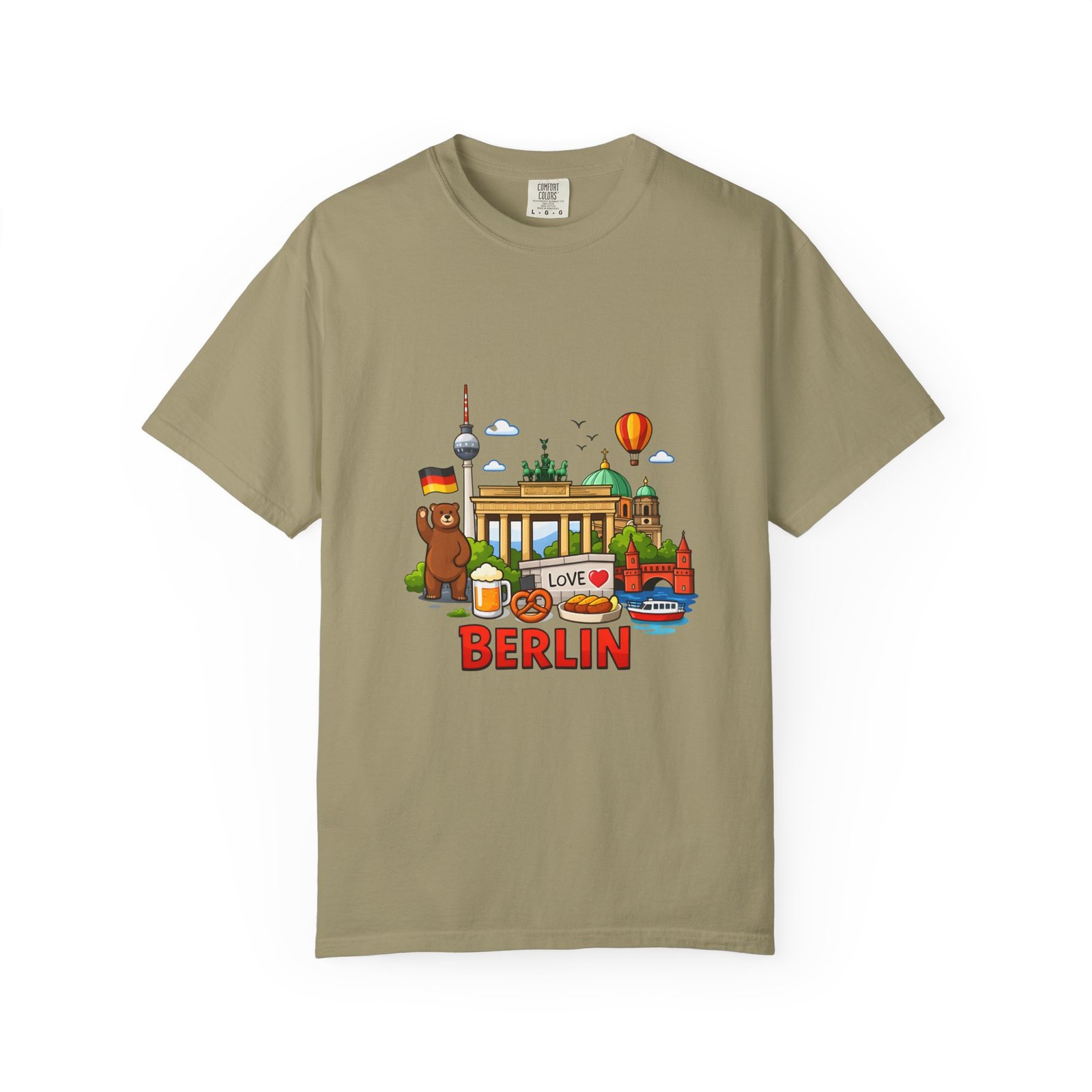 Berlin Landmark T-Shirt — Cute Cartoon Cityscape Tee - Image 21