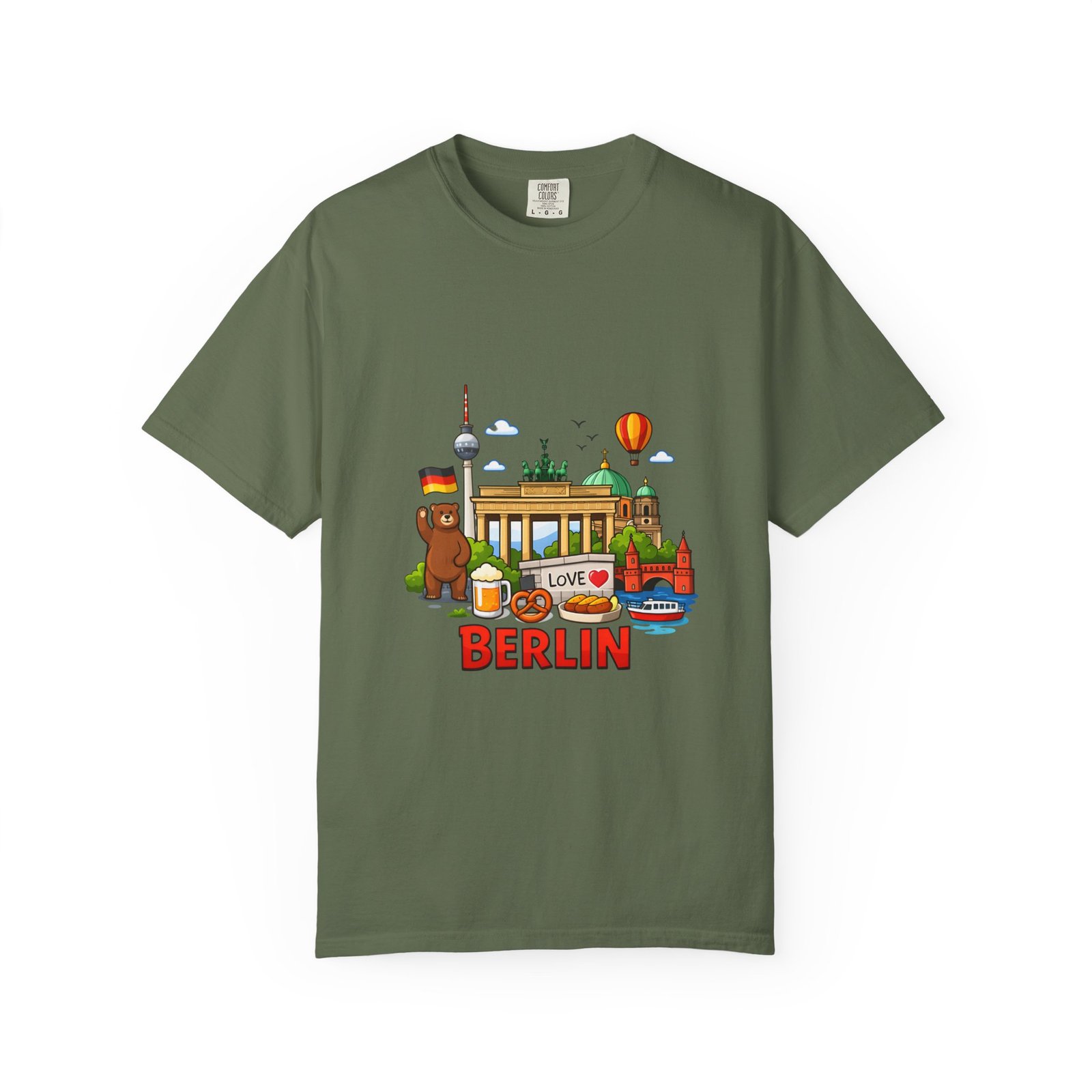 Berlin Landmark T-Shirt — Cute Cartoon Cityscape Tee - Image 37