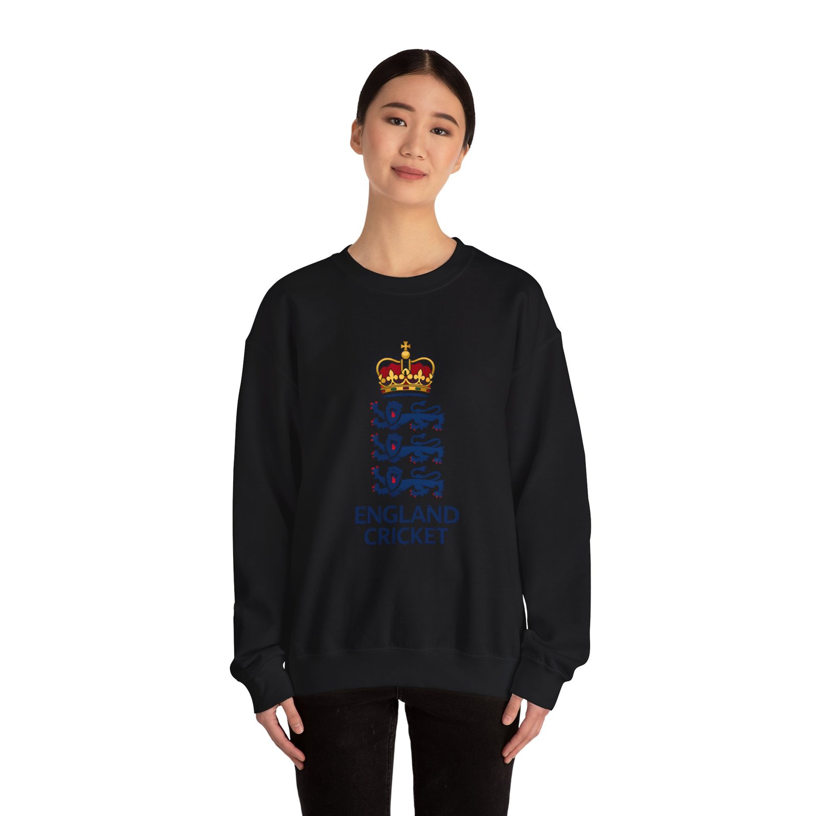 England Cricket Crewneck Sweatshirt – Three Lions Logo Pullover - Image 20