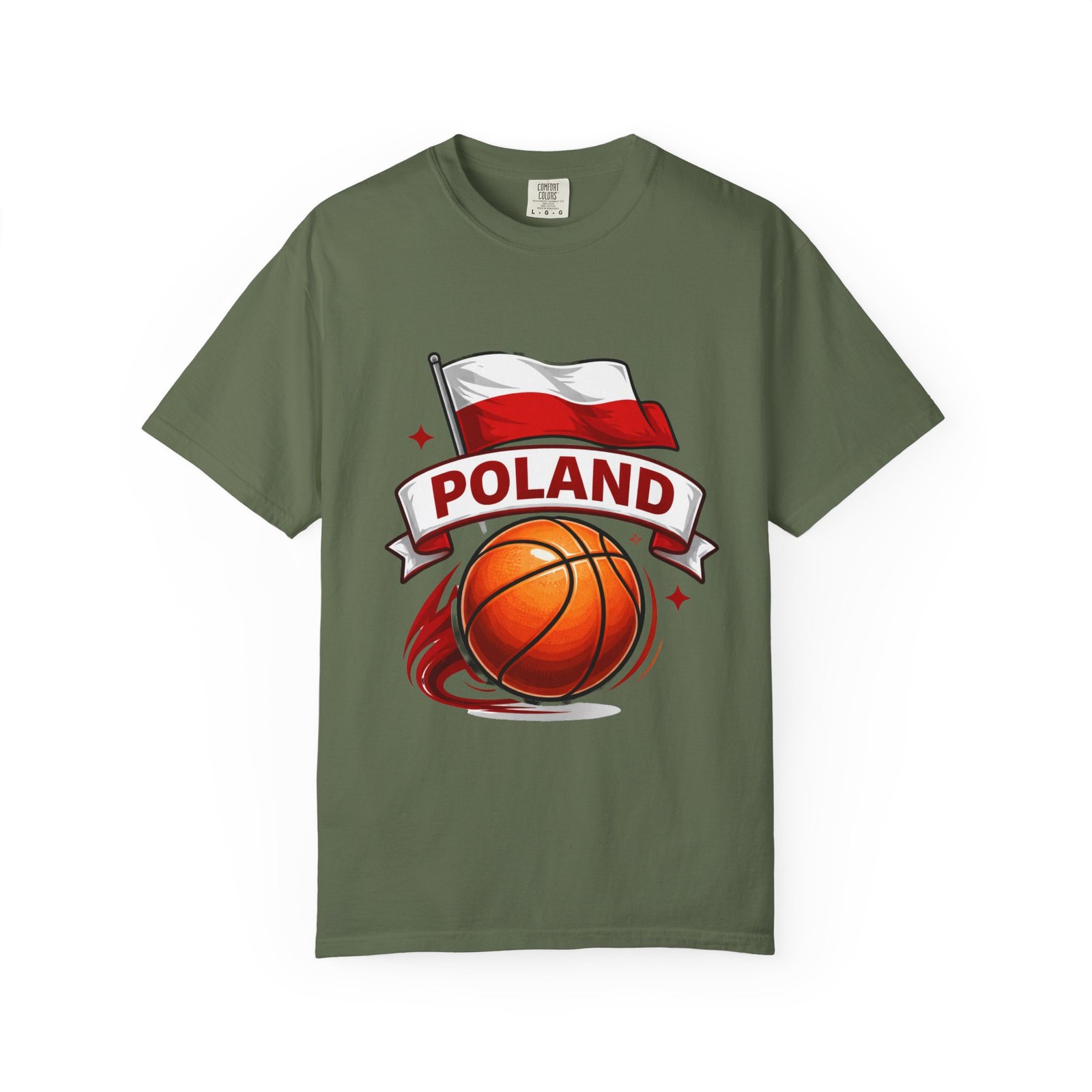 Poland Basketball T-Shirt — Polish Flag & Basketball Graphic - Image 37